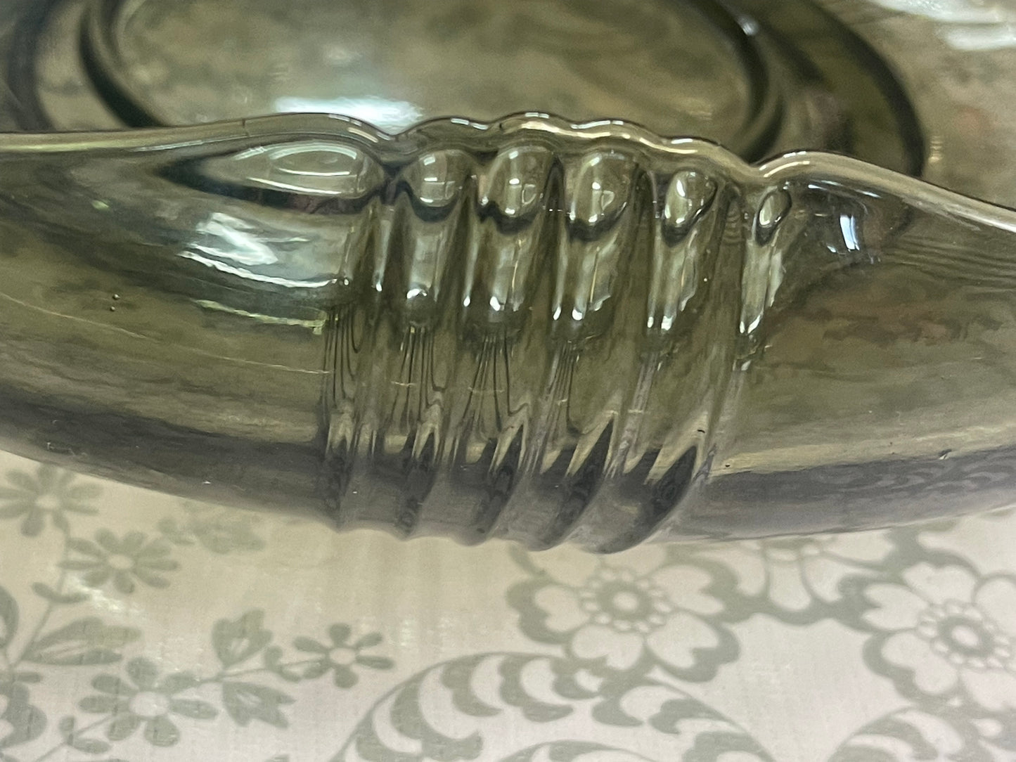 Josef Inwald Dancing Lady Float Bowl Set in Smoke Grey c.1930s