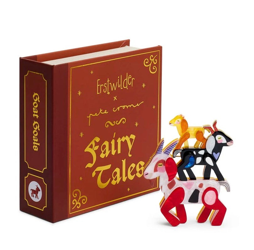 Erstwilder “Goat Goals” Brooch – Pete Cromer Fairy Tales Collection (2026)