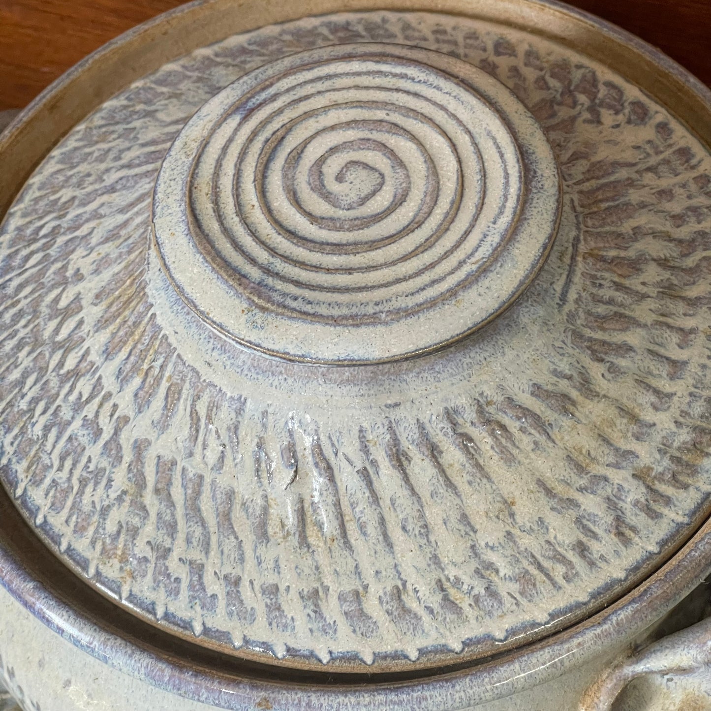 Australian Studio Pottery Casserole with Bowl Lid – 1970s Stoneware