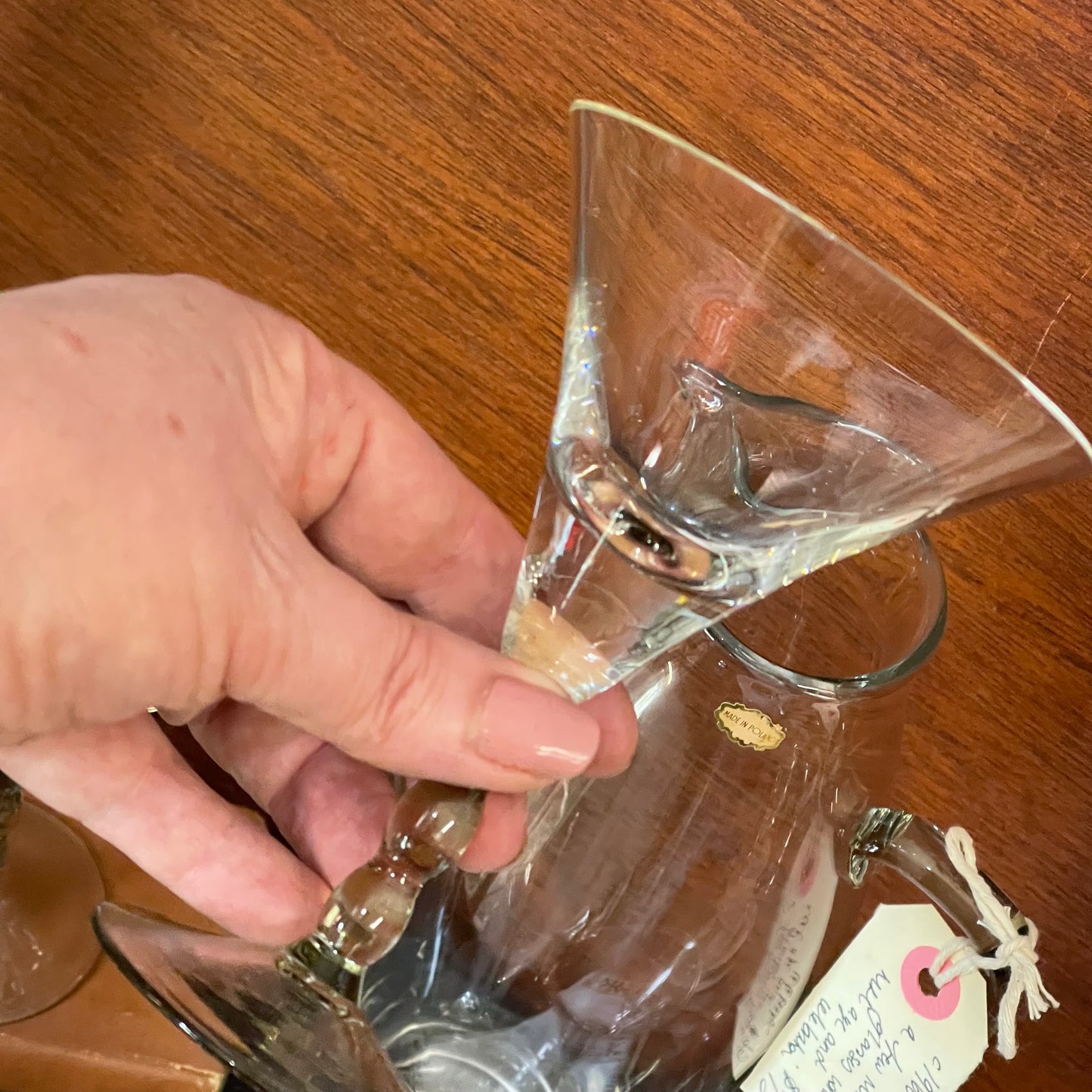 Polish Crystal Cocktail Set — 1960s
