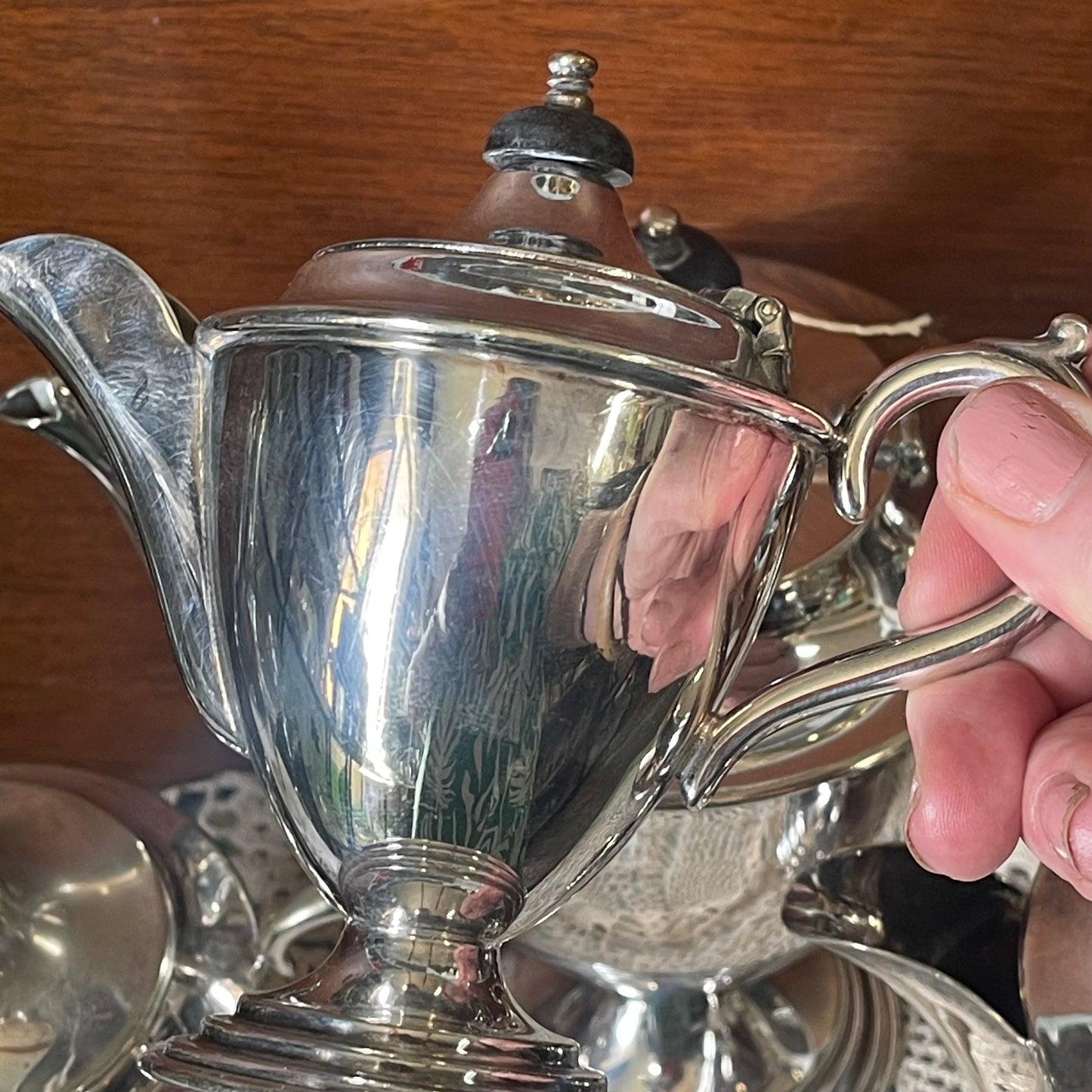 Paramount Silver Plate Four Piece Tea Set — c.1940s