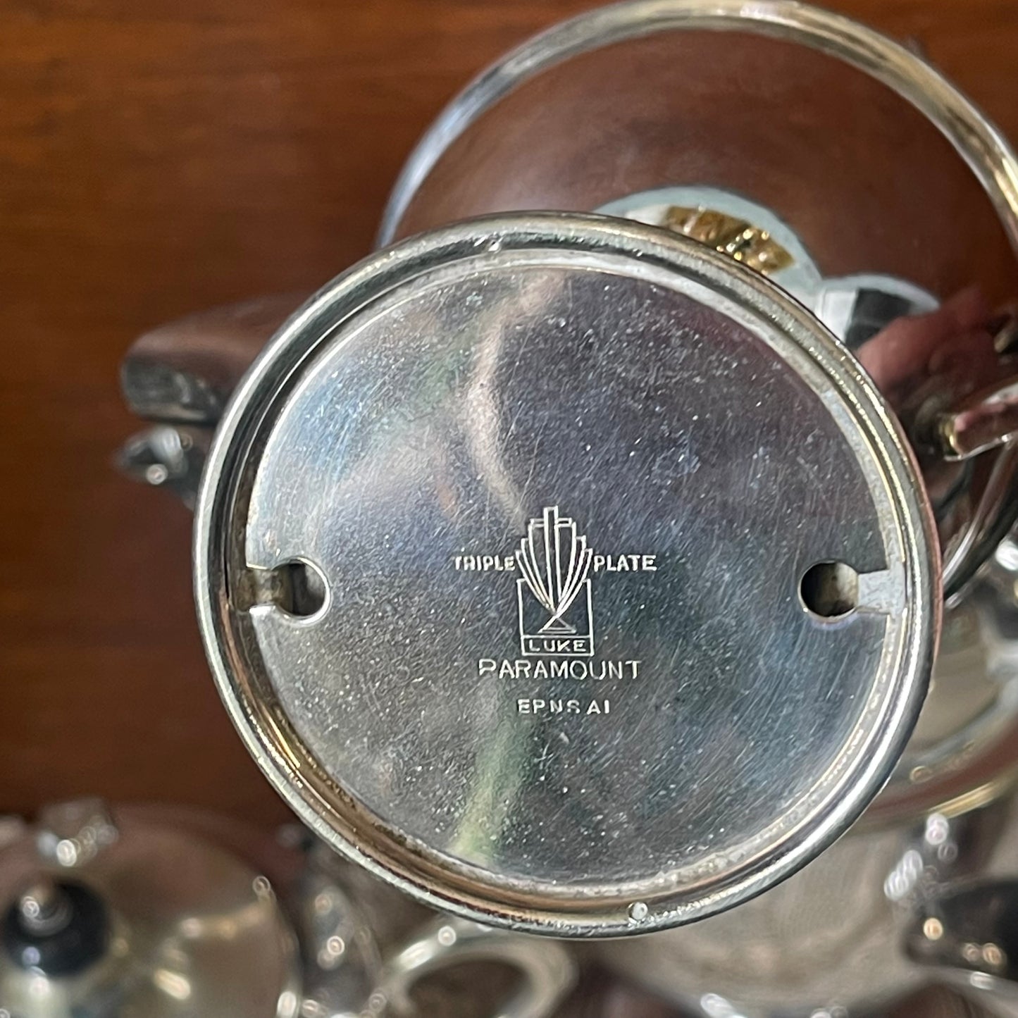 Paramount Silver Plate Four Piece Tea Set — c.1940s