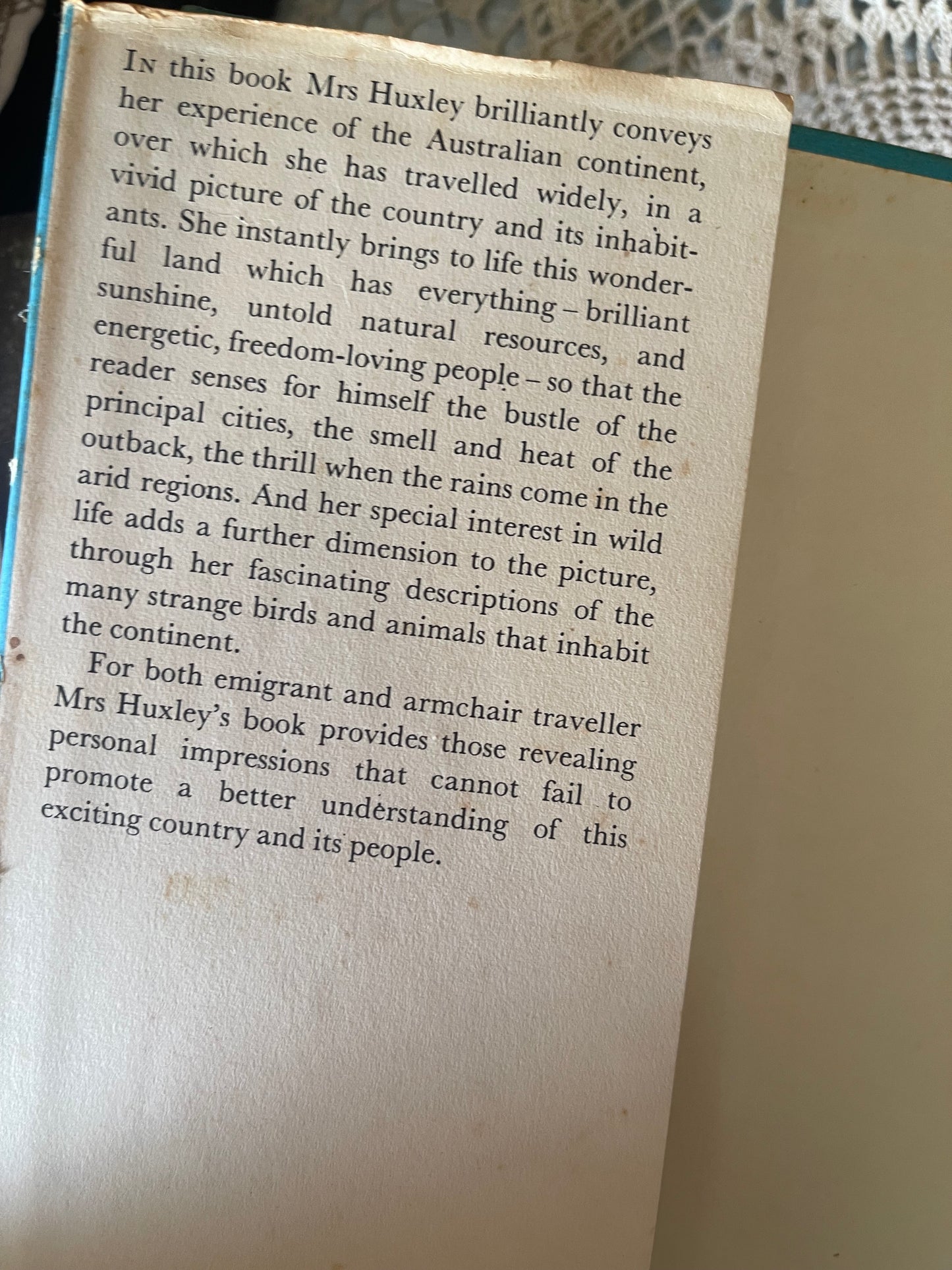 Their Shining Eldorado: A Journey Through Australia – Elspeth Huxley (1967)