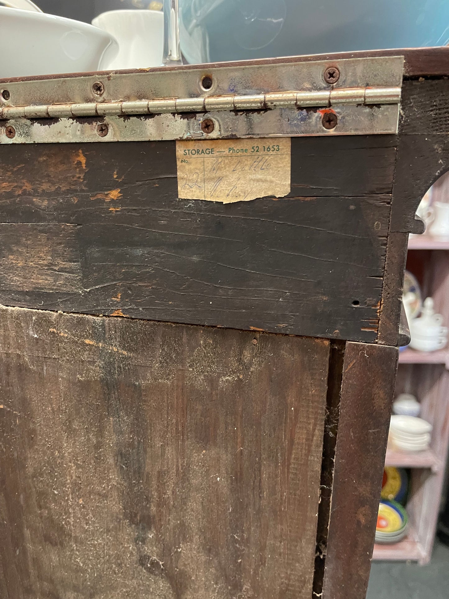 1920s Maple Bookcase with Secret Compartment — $525