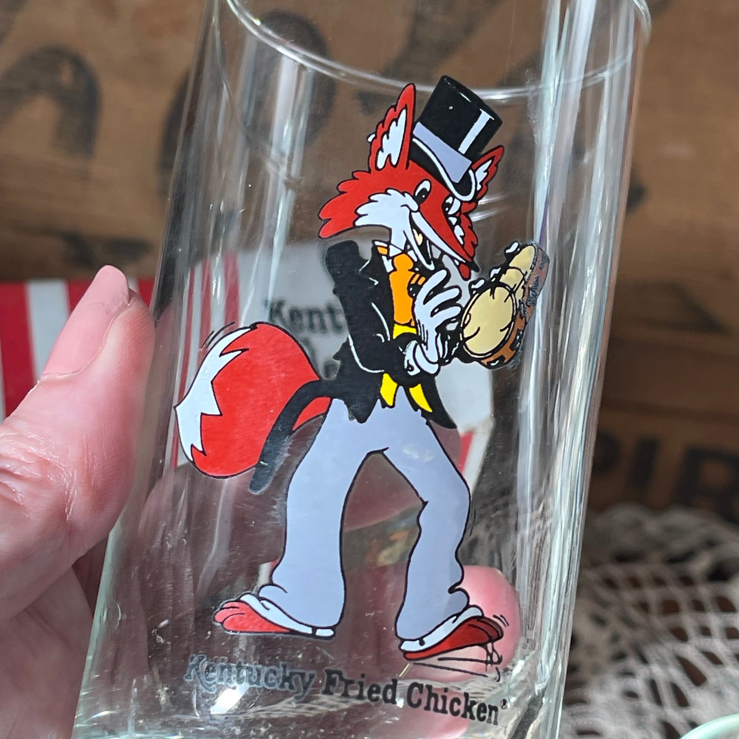 Vintage KFC “Banjo Band” Glass Set (Boxed Pair)