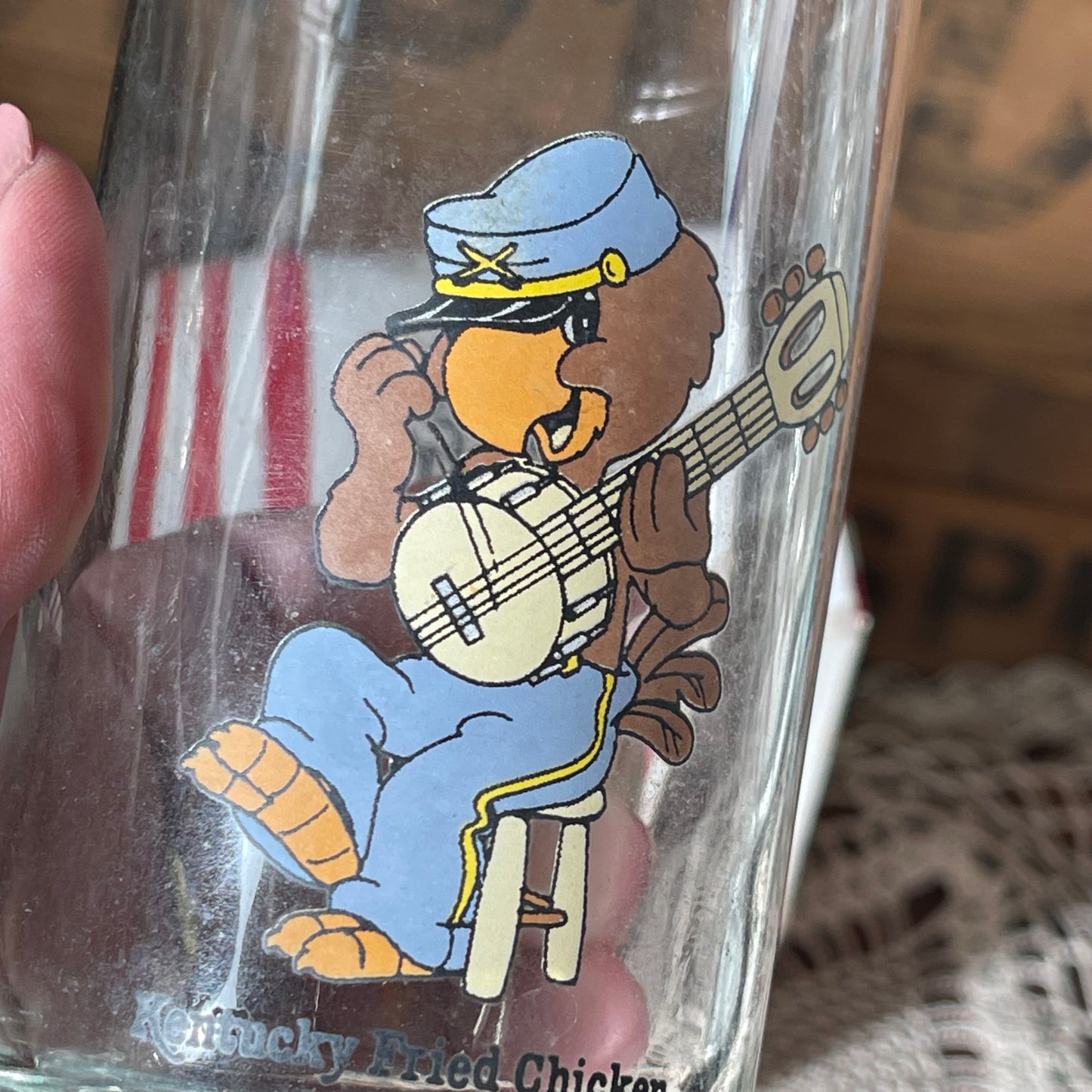 Vintage KFC “Banjo Band” Glass Set (Boxed Pair)