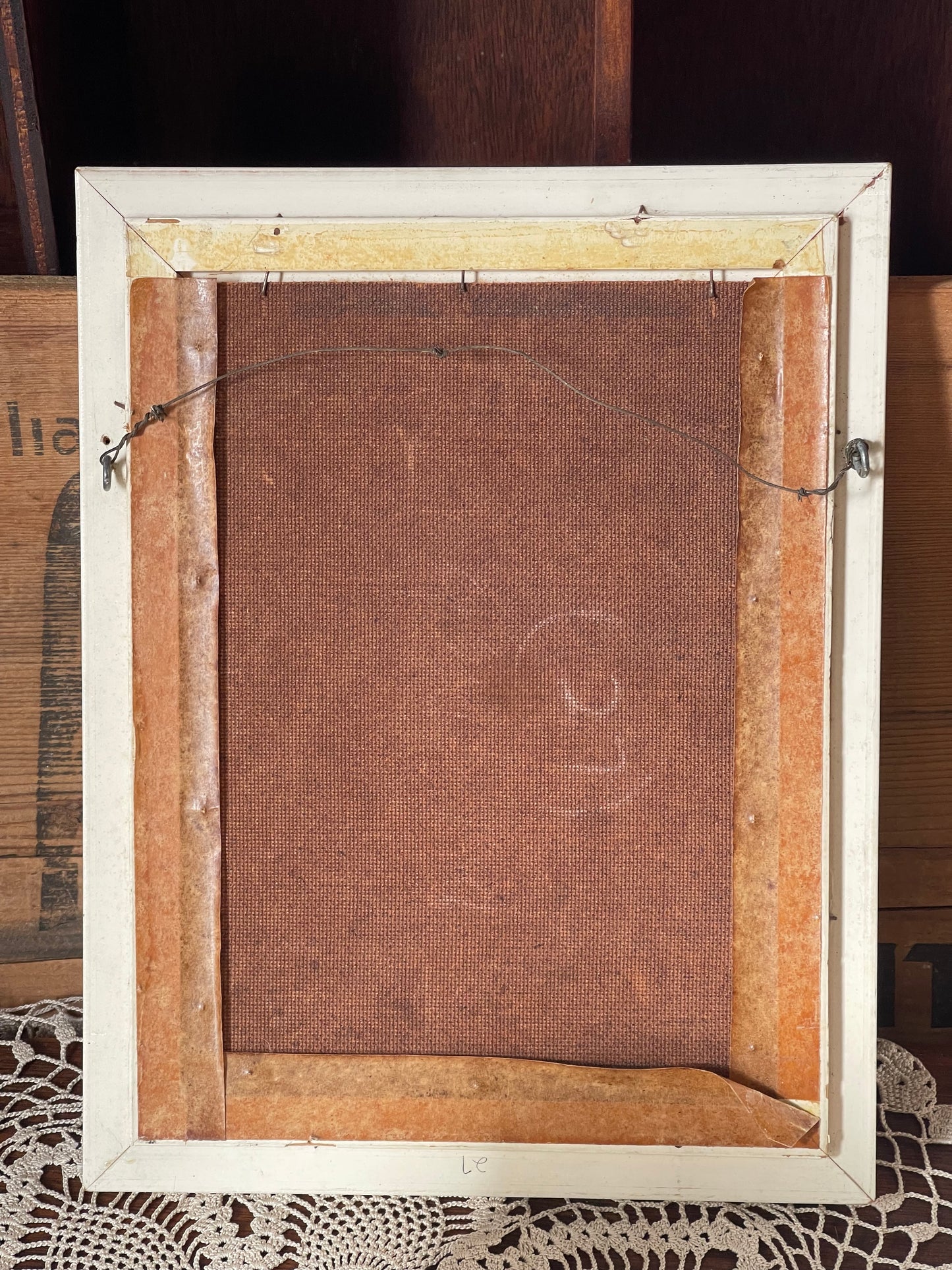 Garden Stairway – Original 1973 Ink & Watercolour by J. Lamond