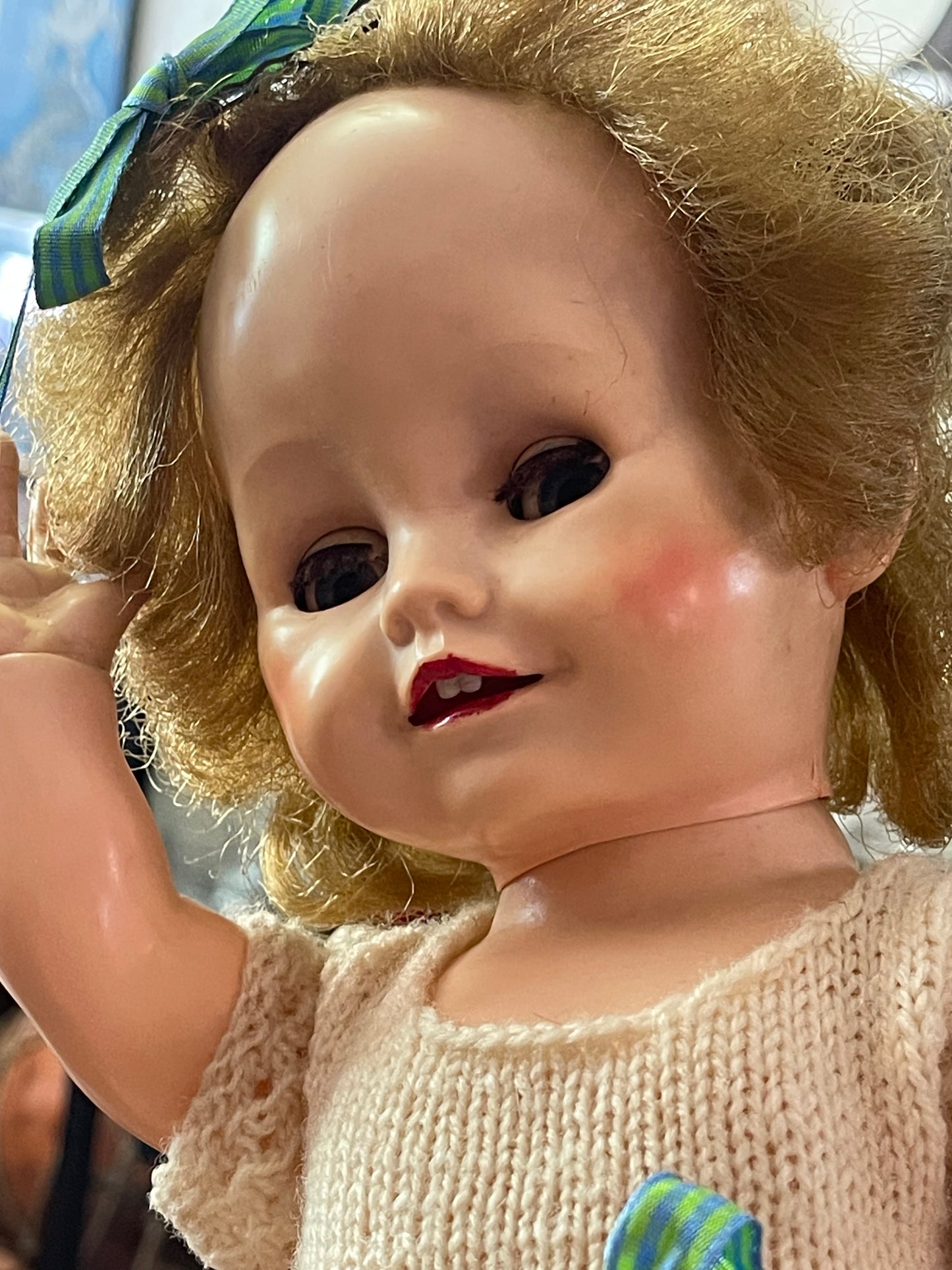 Vintage Pedigree Vinyl Doll (c.1950s–60s) – 40cm