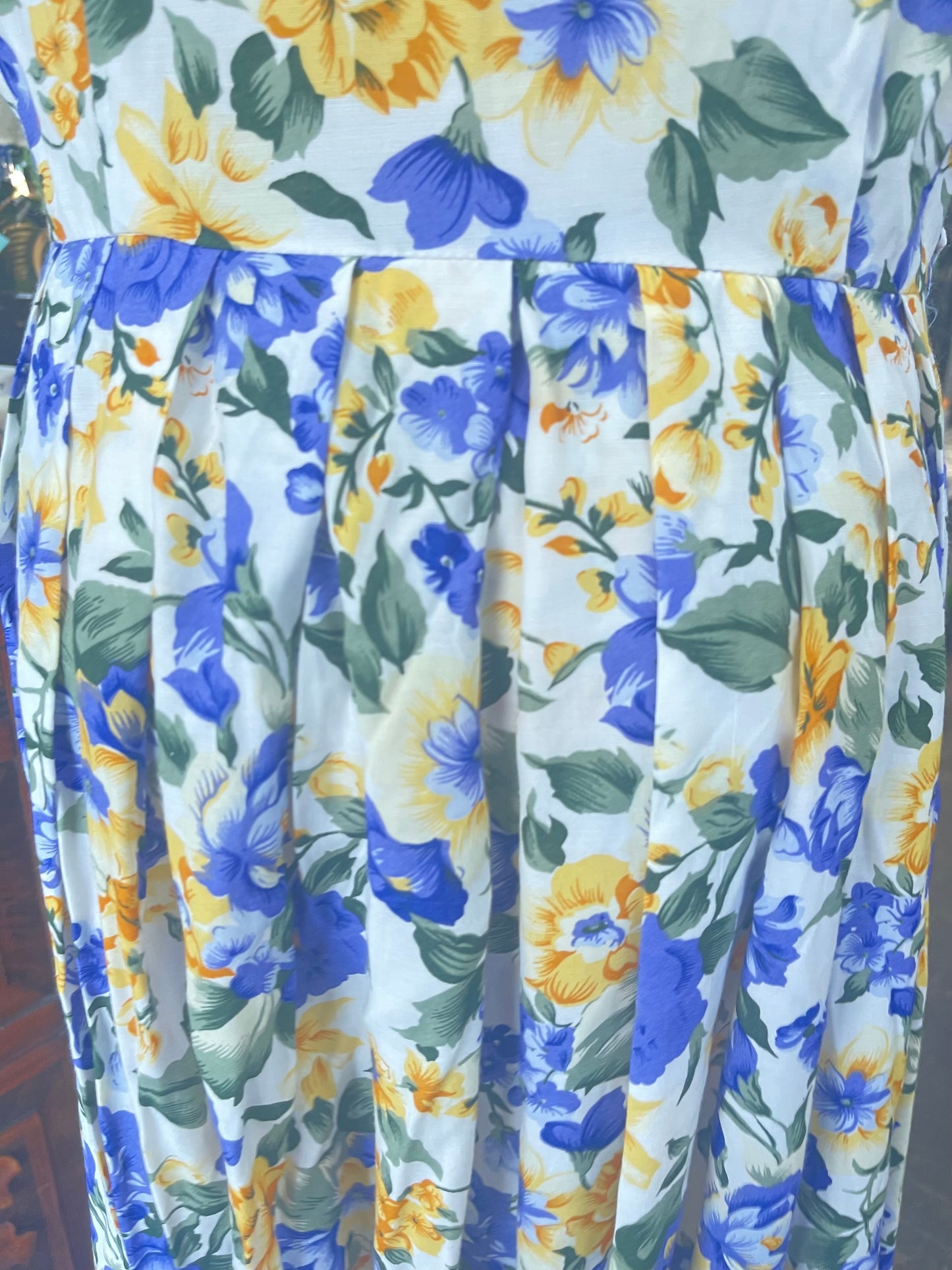 Vintage 1980s floral maxi day dress size 12 by Katie’s Australia