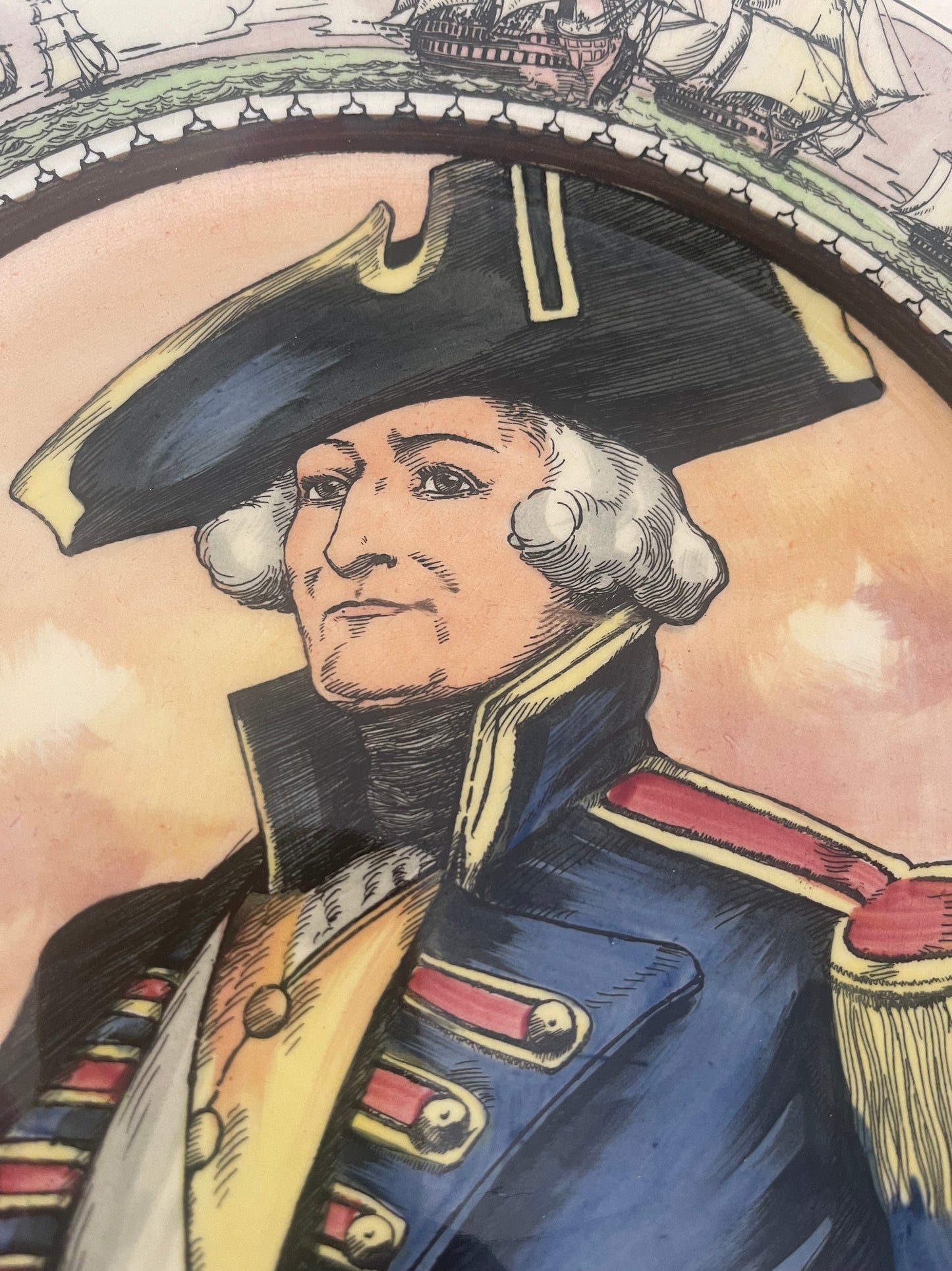 Vintage 1930s Royal Doulton Plate “The Admiral”