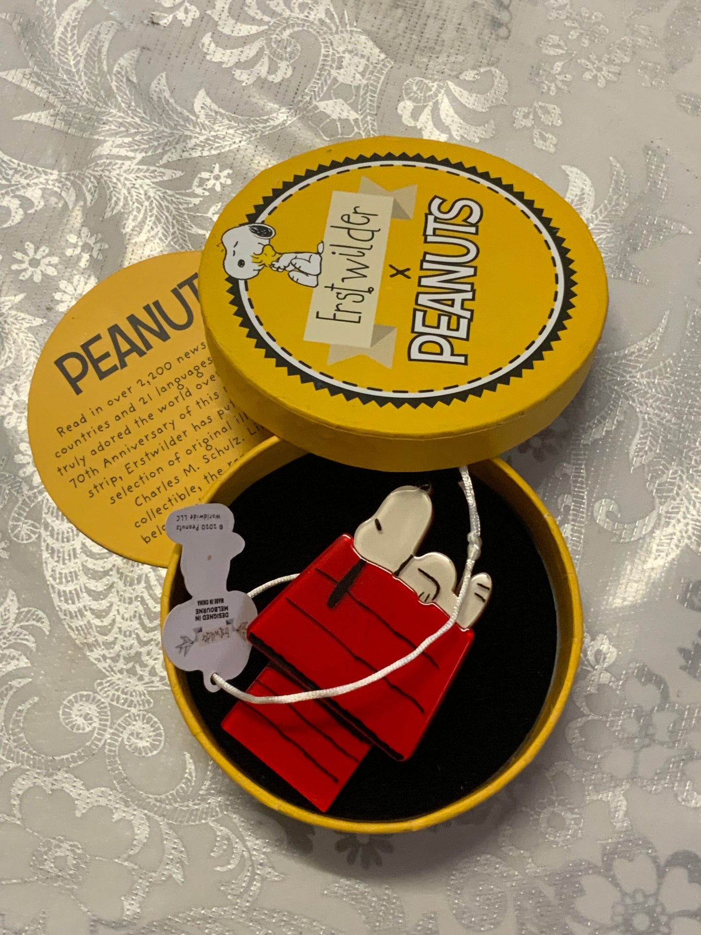 Erstwilder x Peanuts “Nap Time” Snoopy Resin Brooch (2020)