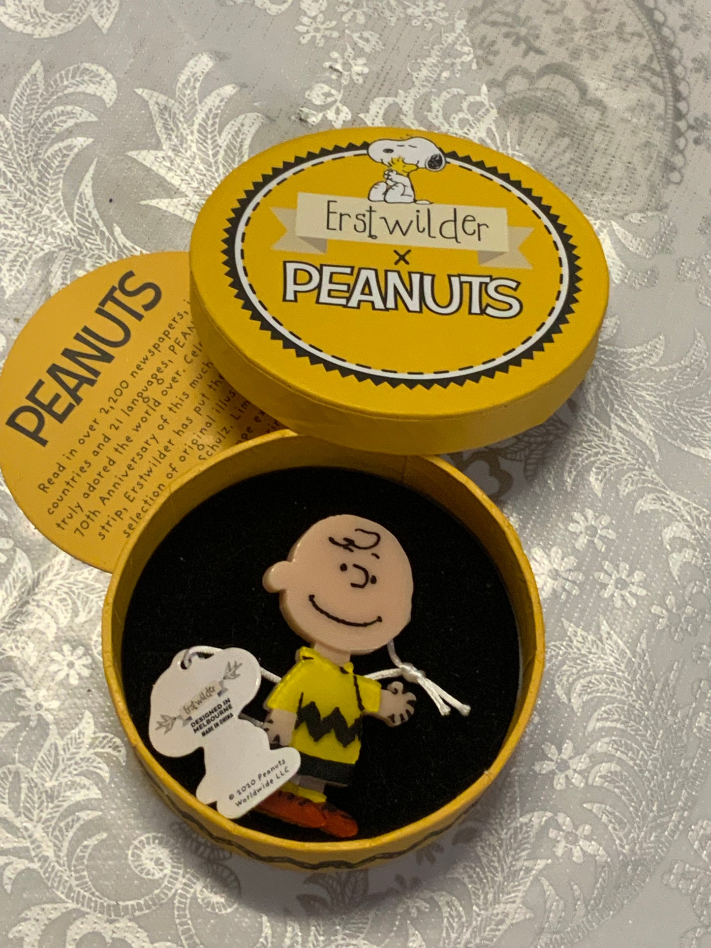 Erstwilder x Peanuts “Charlie Brown” Snoopy Resin Brooch (2020)