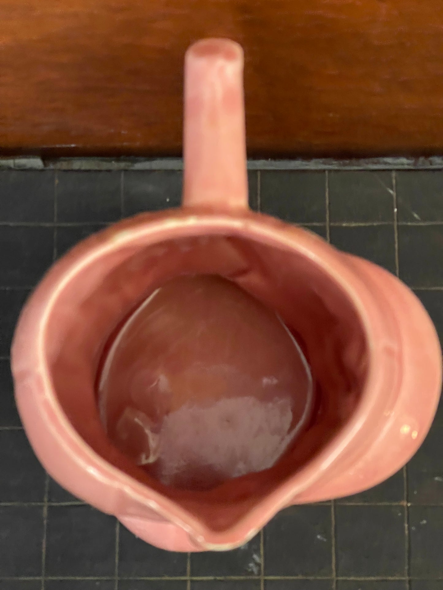 1940s Don Bradman Toby jug Pink Glaze