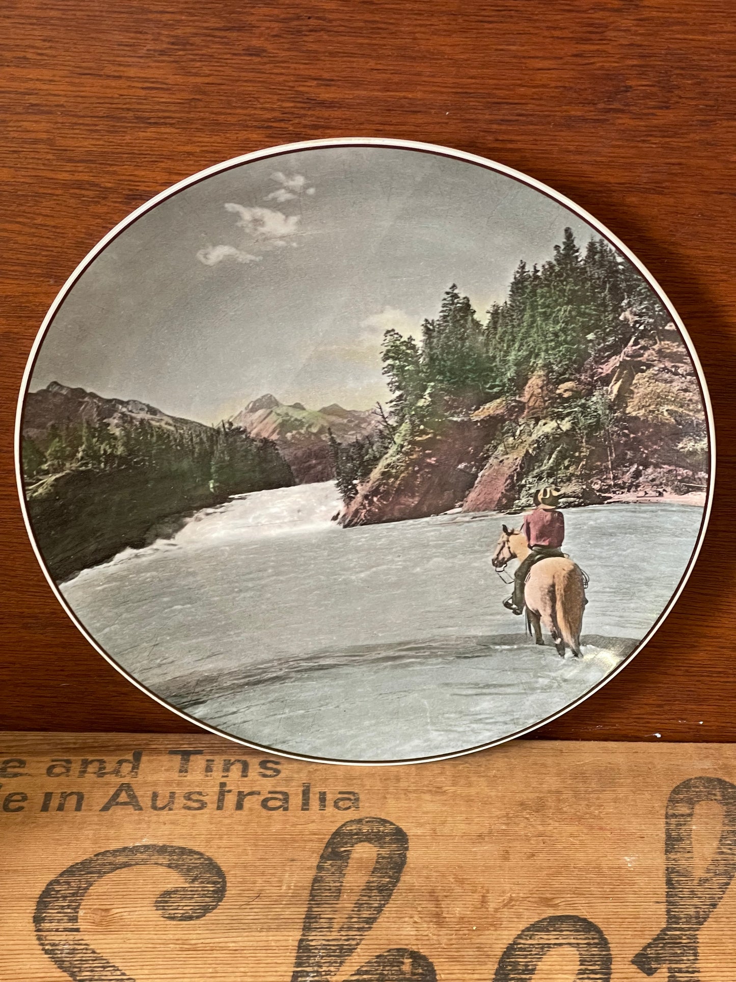 Vintage 1950s Royal Doulton Display Plate D6471 Bow Falls