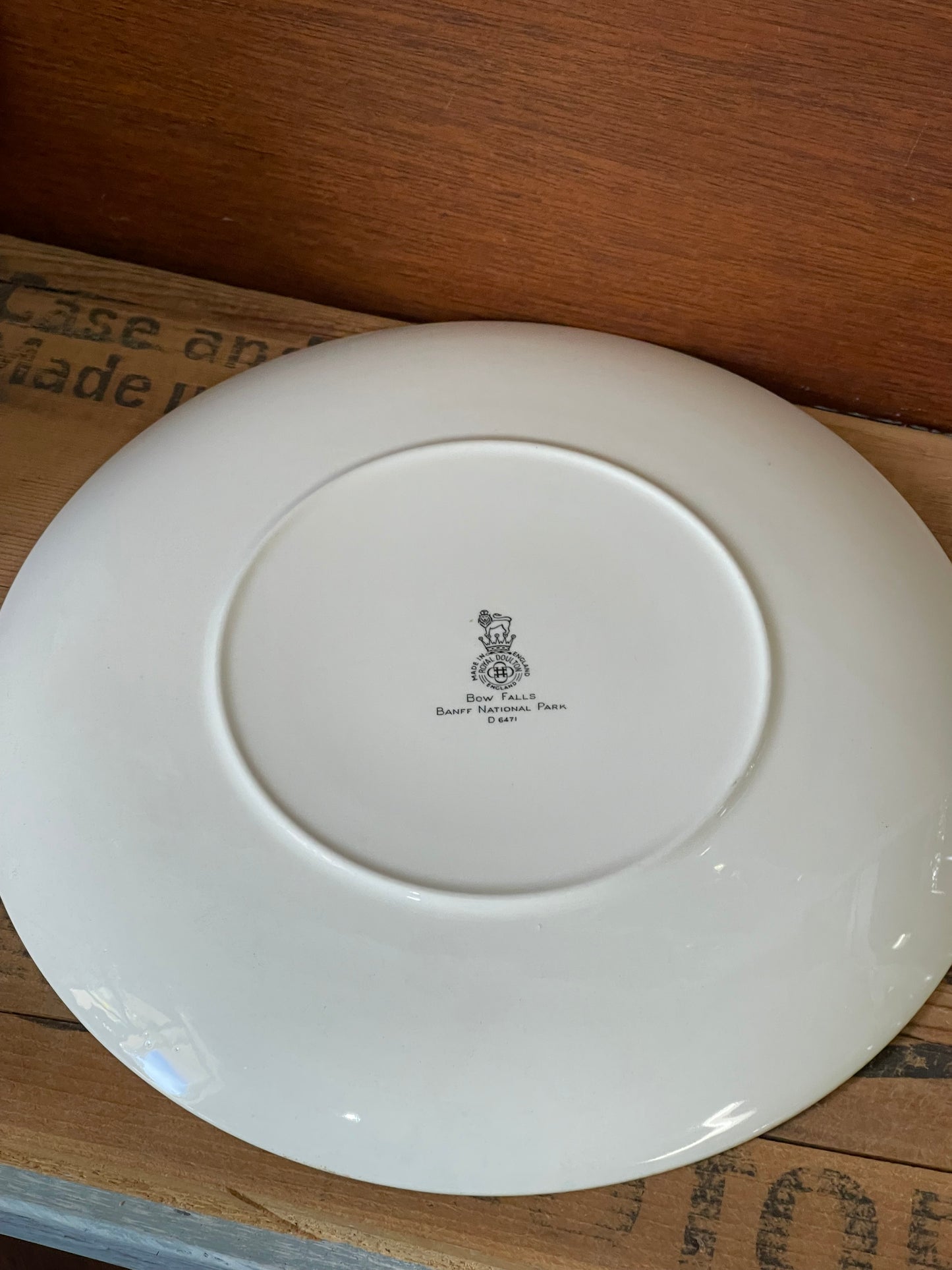 Vintage 1950s Royal Doulton Display Plate D6471 Bow Falls