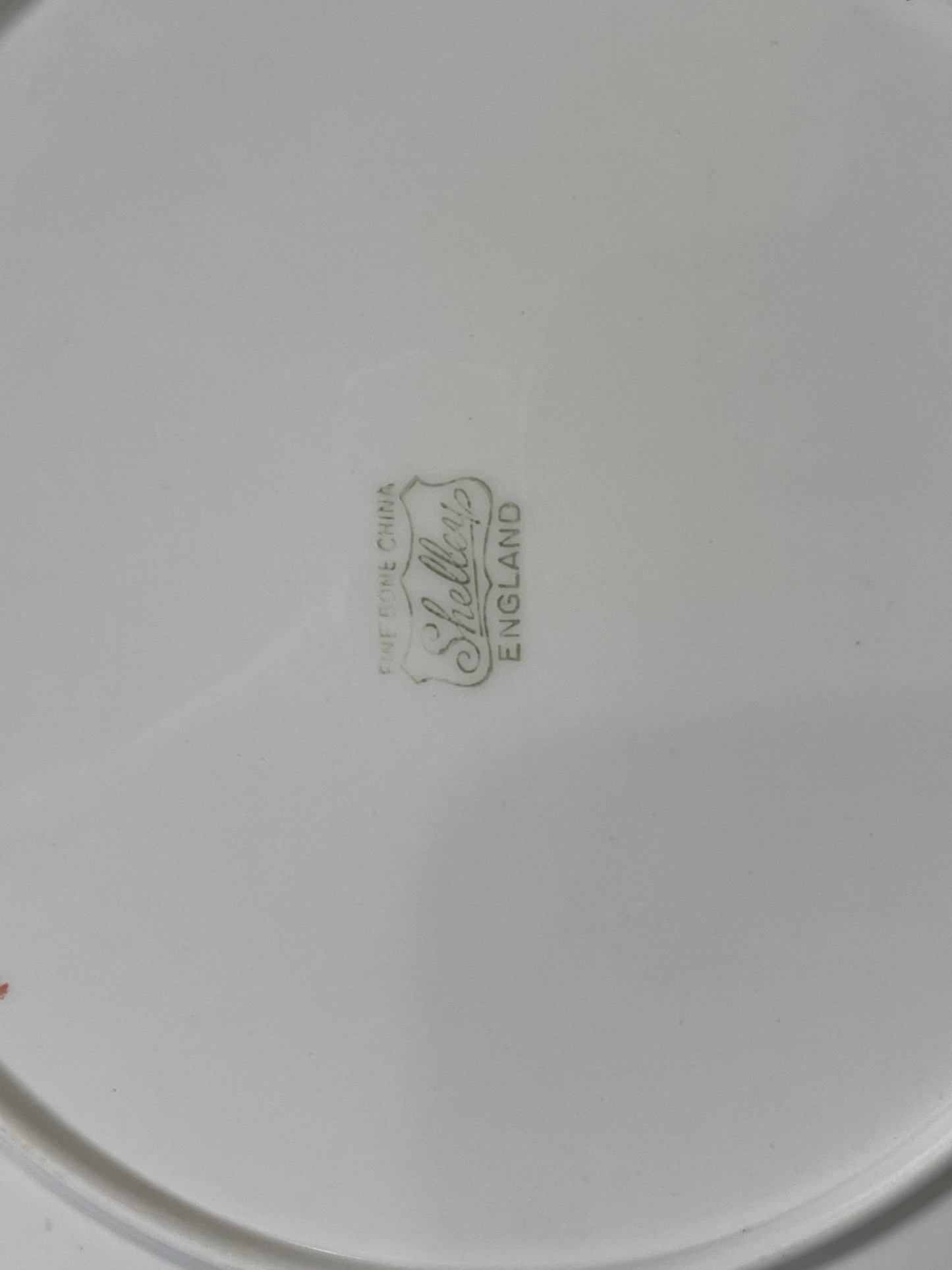 Shelley Westminster Abbey Dinner or cake Plate with blue border