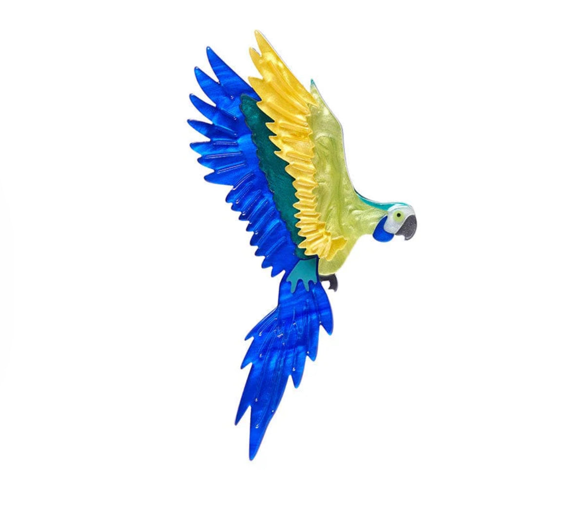 Frida's Parrot Brooch (2024) by Erstwilder and Frida Kahlo Corporation