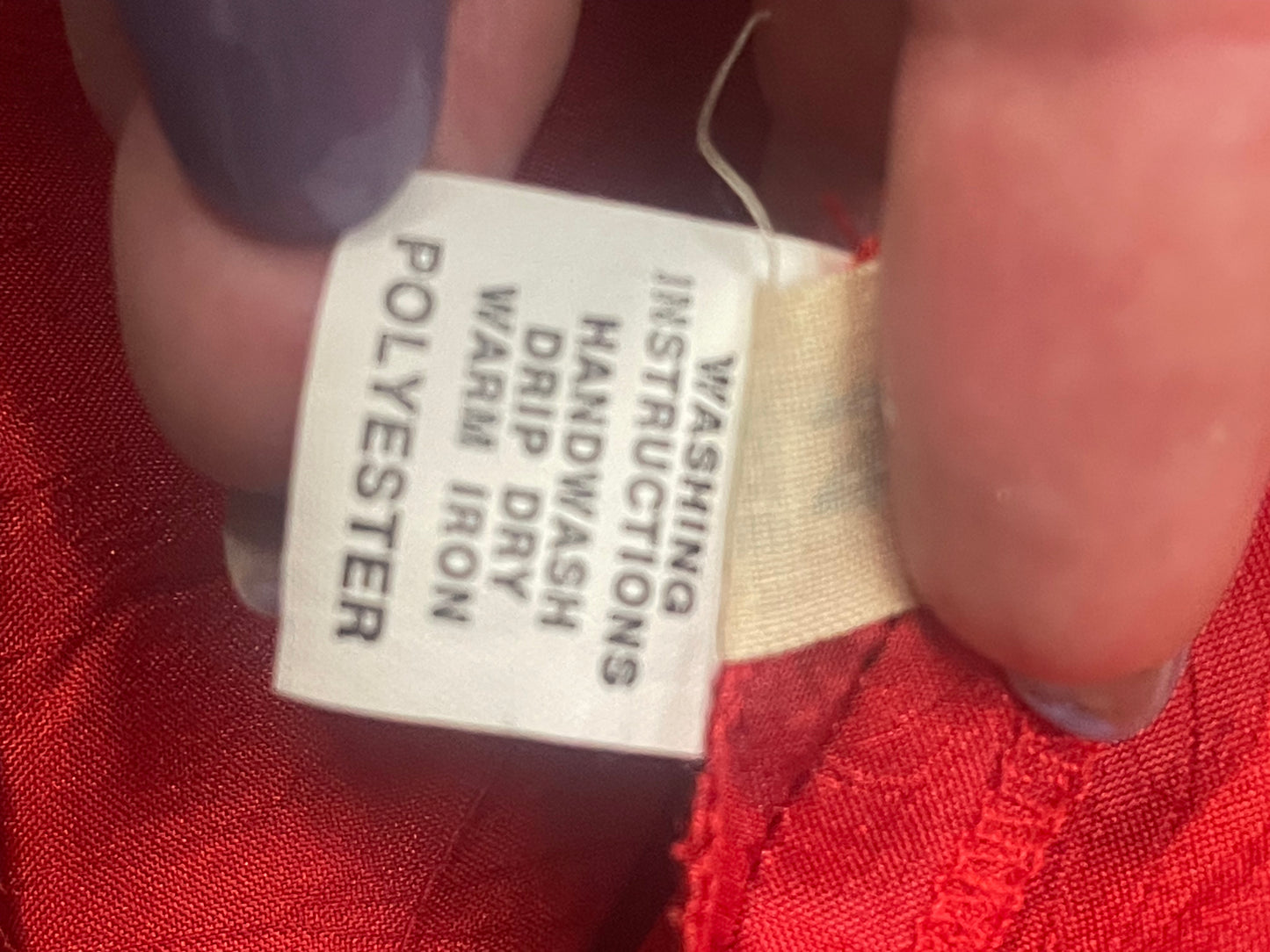 Vintage 1980s red satin dress with button back and drop waist size 12-14 by Keya, Flaunt it Australia