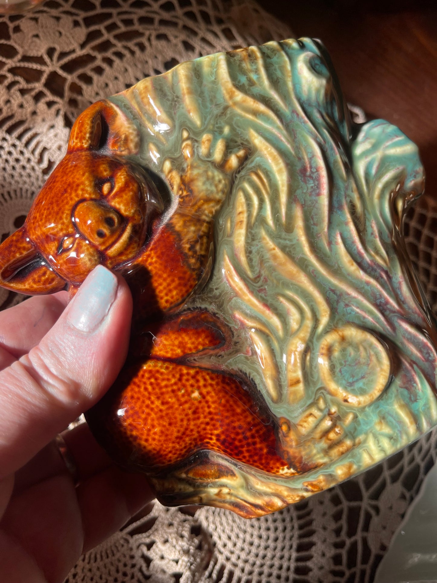 Art Deco Australiana Koala Wall Pocket Vase (Rare, c.1930s–40s)