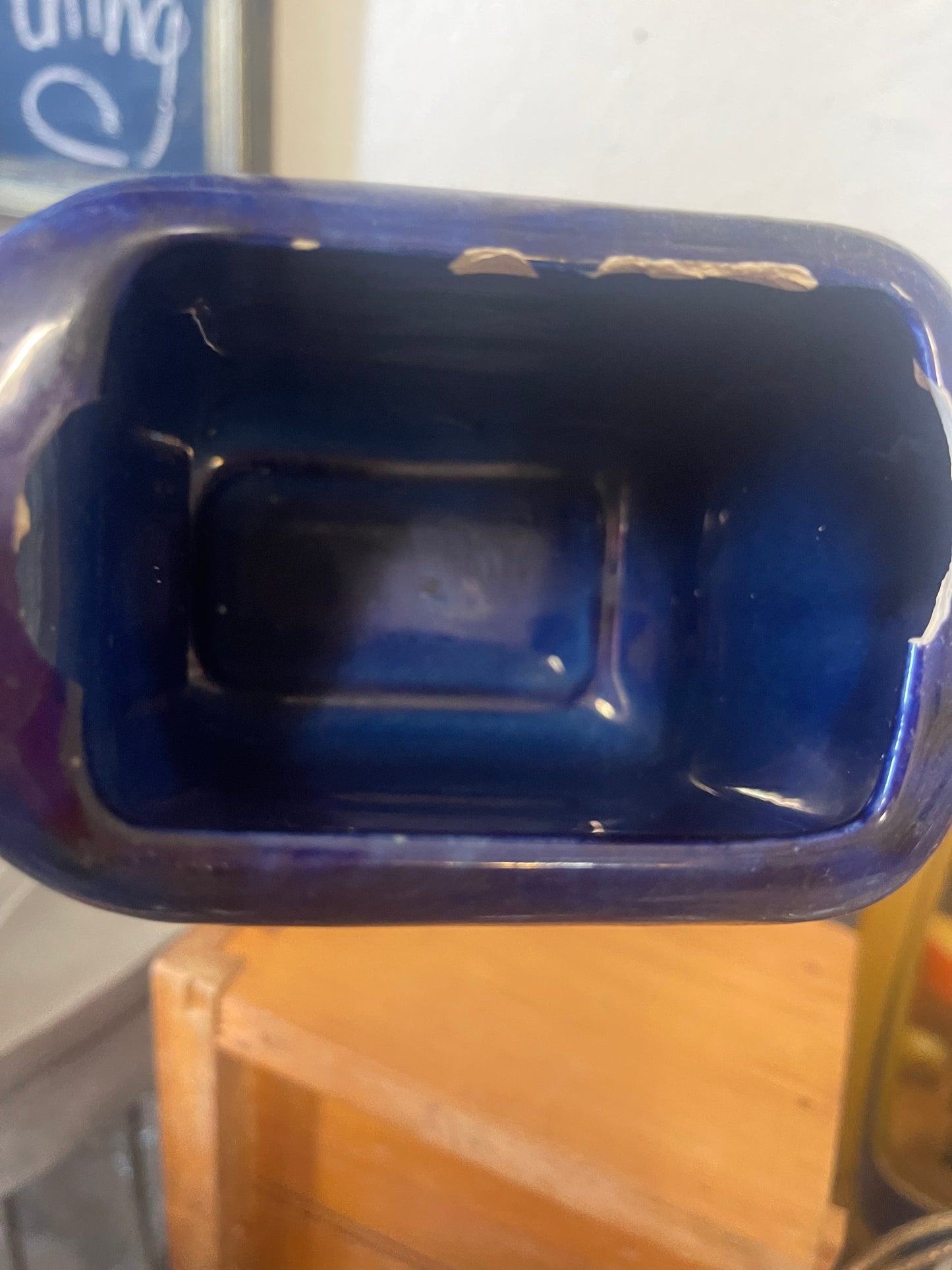 1950's Martell Cognac Blue Serving Jug Pitcher