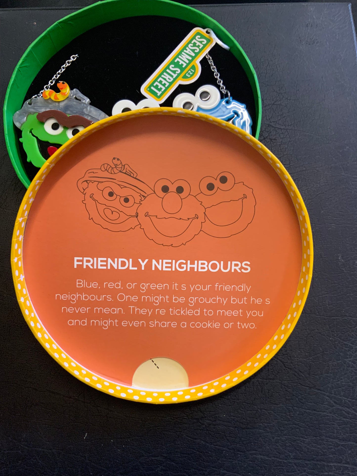 Friendly Neighbours Necklace (2019) by Erstwilder and Sesame Street