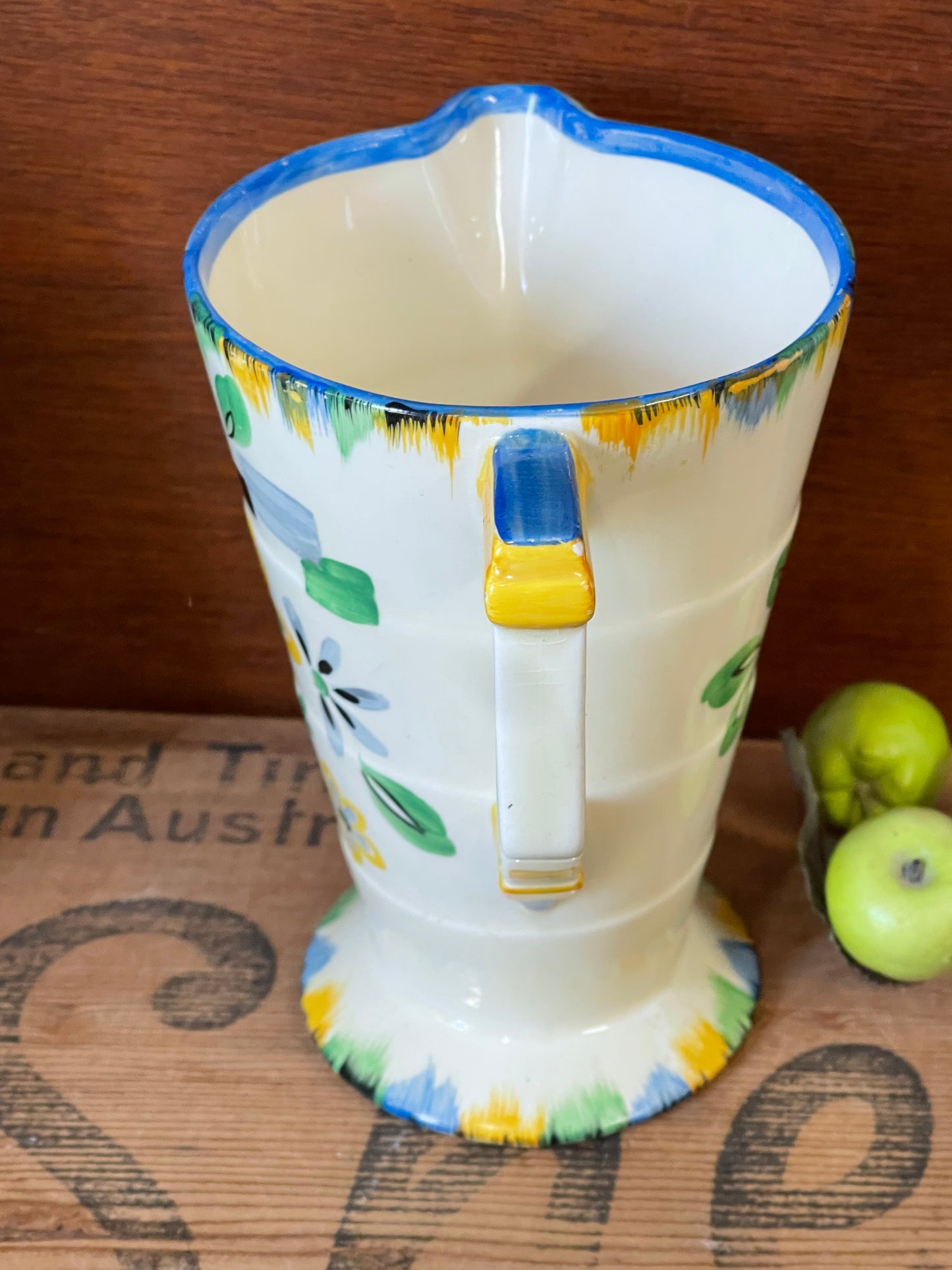 Art Deco W H Grindley & Co Decorative Floral Jug
