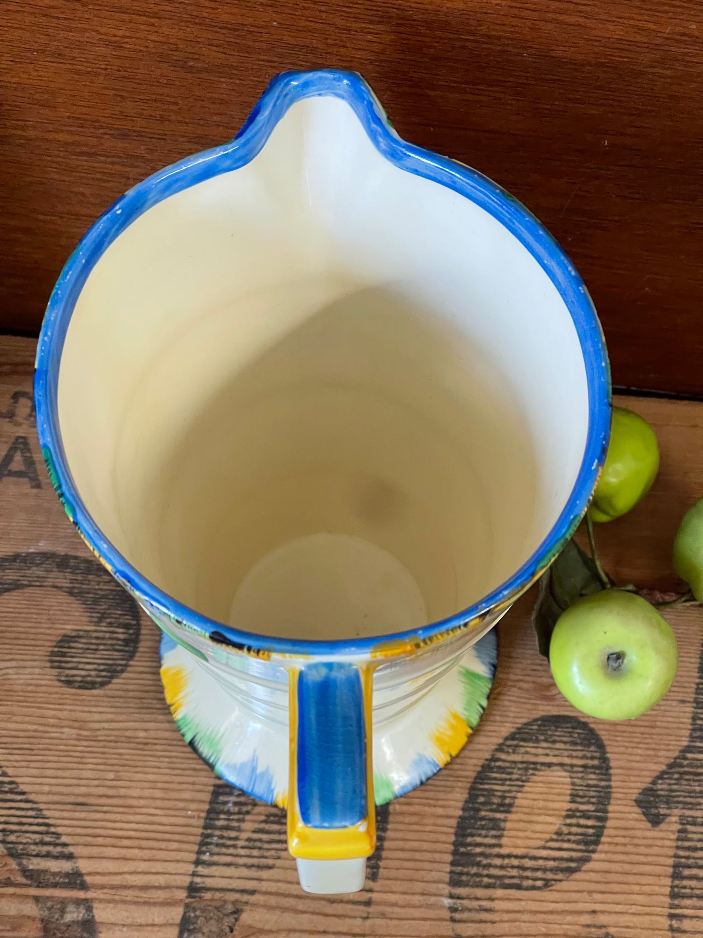 Art Deco W H Grindley & Co Decorative Floral Jug