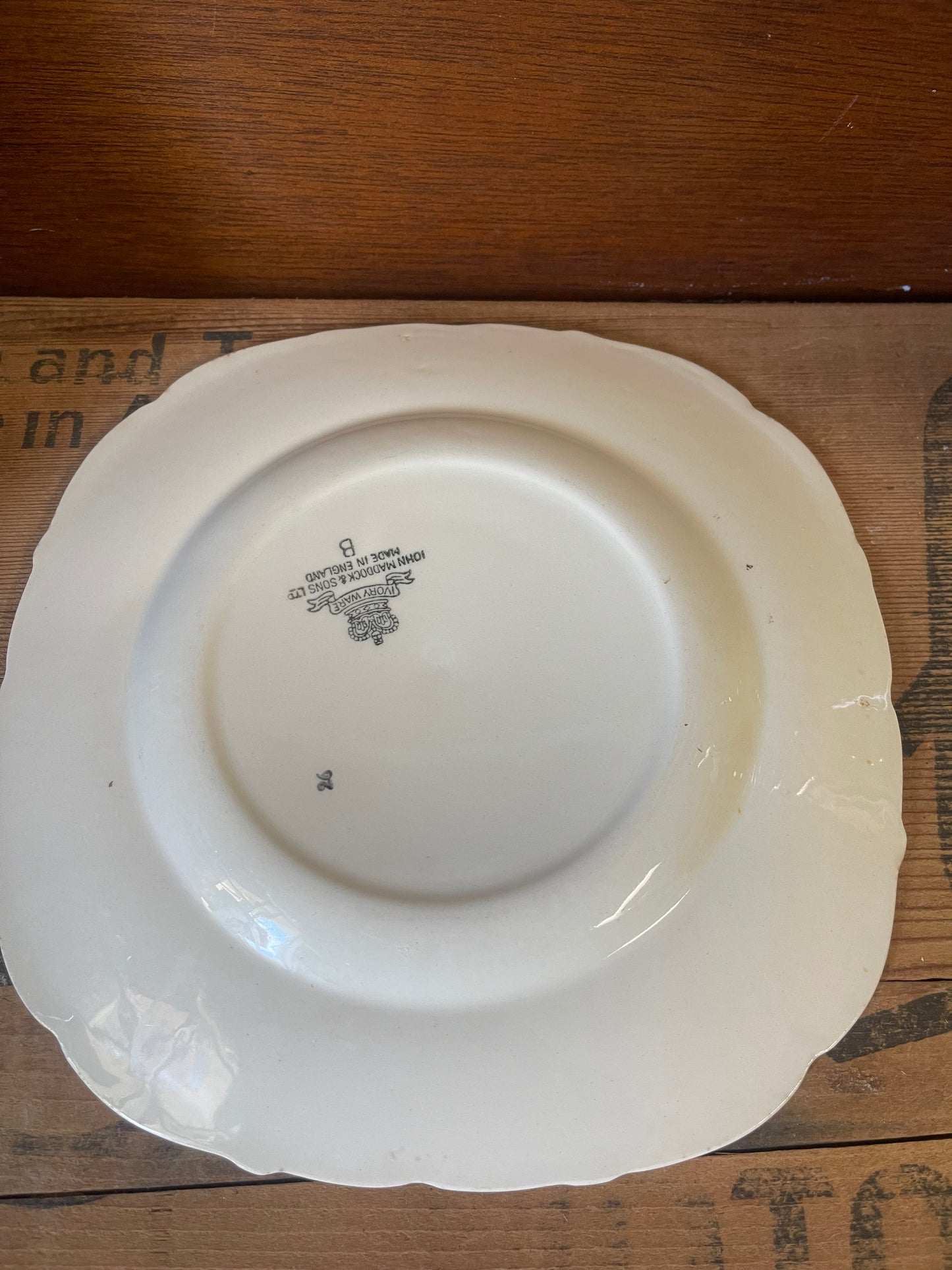 Vintage John Maddock & Sons Ltd Plate Robin Hood Wins the Silver Arrow