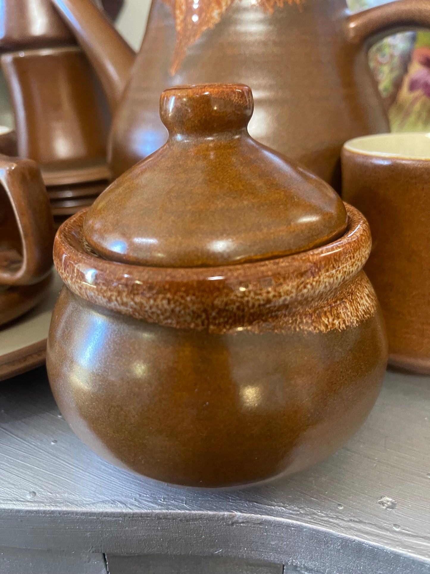Vintage Mid Century Temuka Pottery Tea or Coffee set from New Zealand