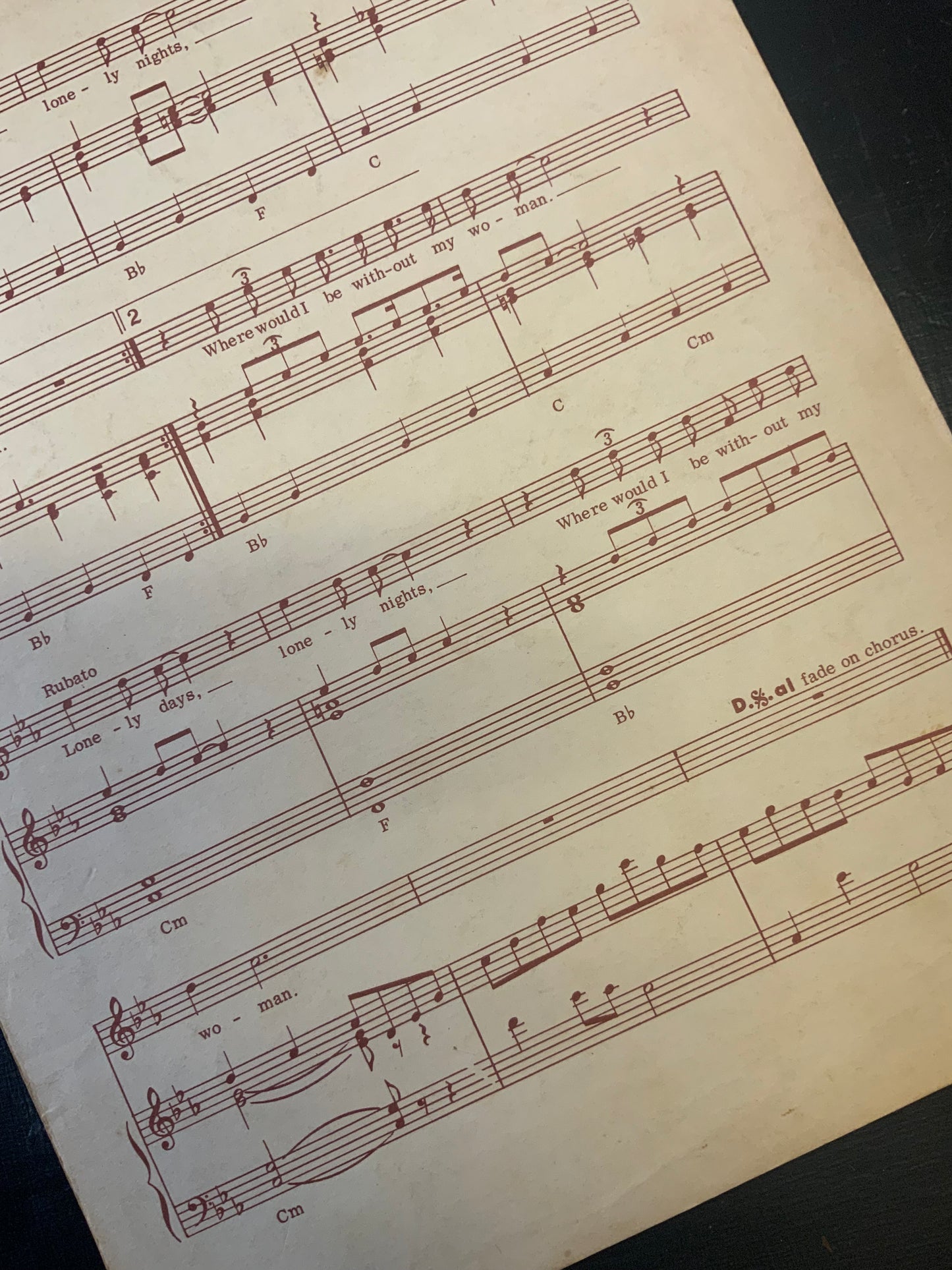 Lonely Days sheet music/ words and music by Barry, Robin and Maurice Gibb 1970