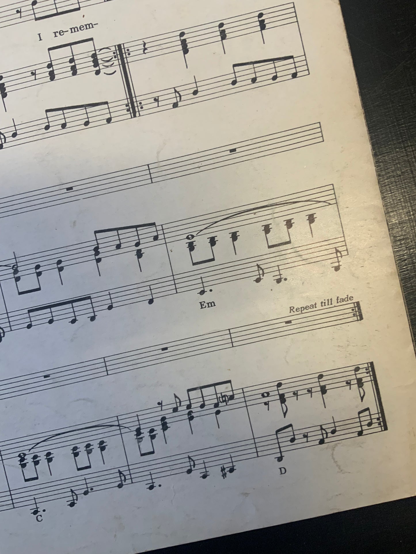 Crocodile Rock - Elton John Original sheet music 1972