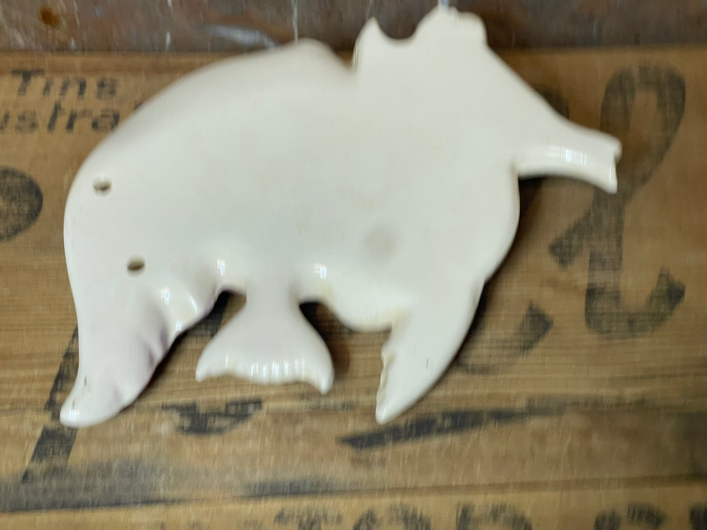 Vintage Lustre Ware Fish Wall Vase - 21cm