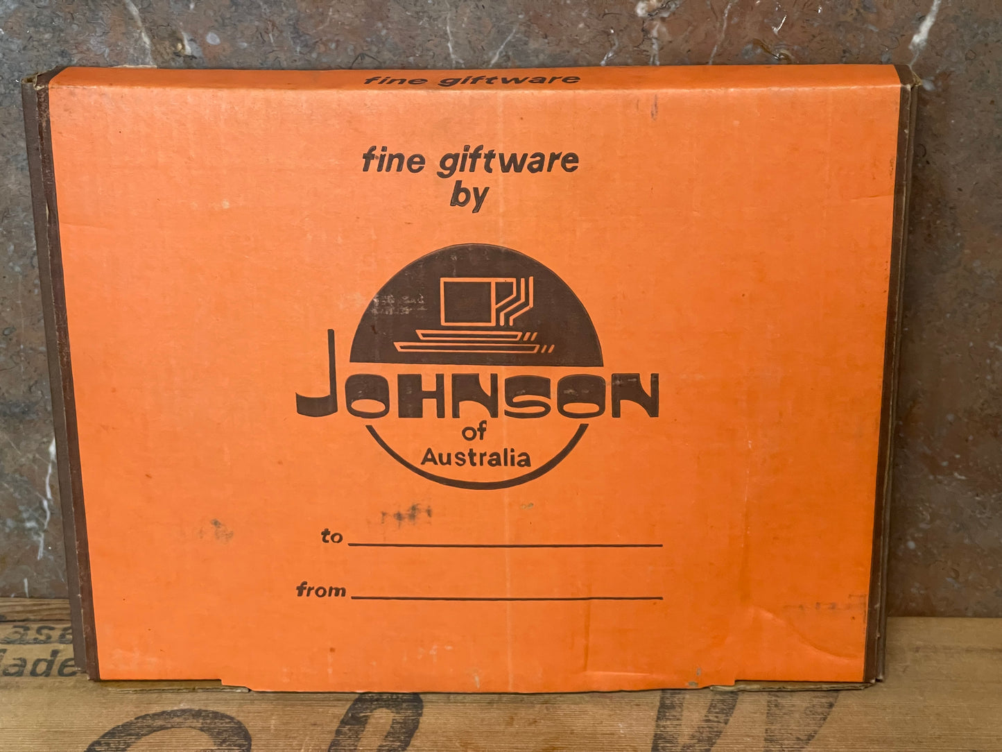 Vintage Johnson of Australia Cake Plate with Server – Original Gift Box (1970s)