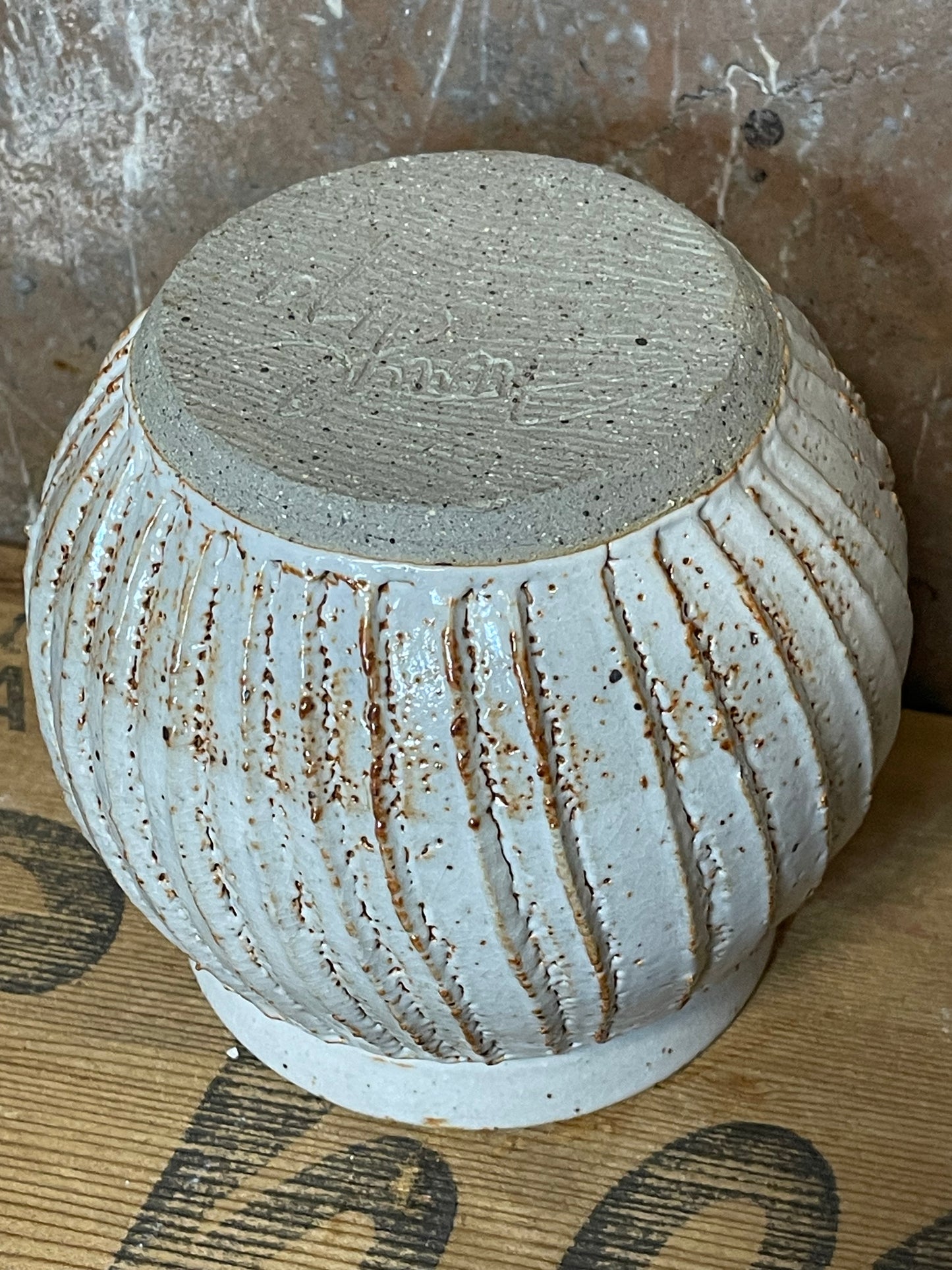 Handcrafted Australian Pottery Small Sour Dough Crock