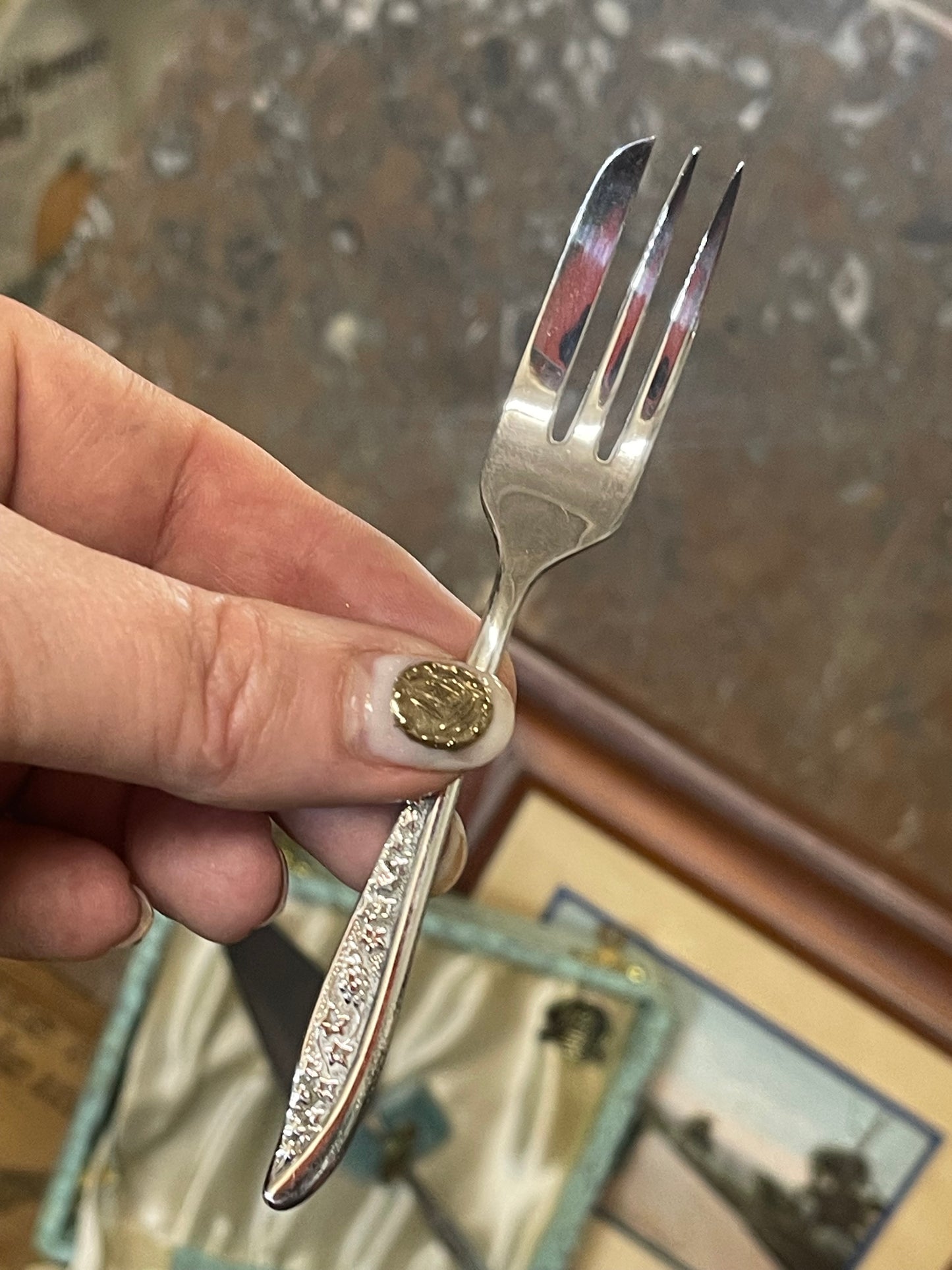 Vintage Arthur Price set of cake forks and server