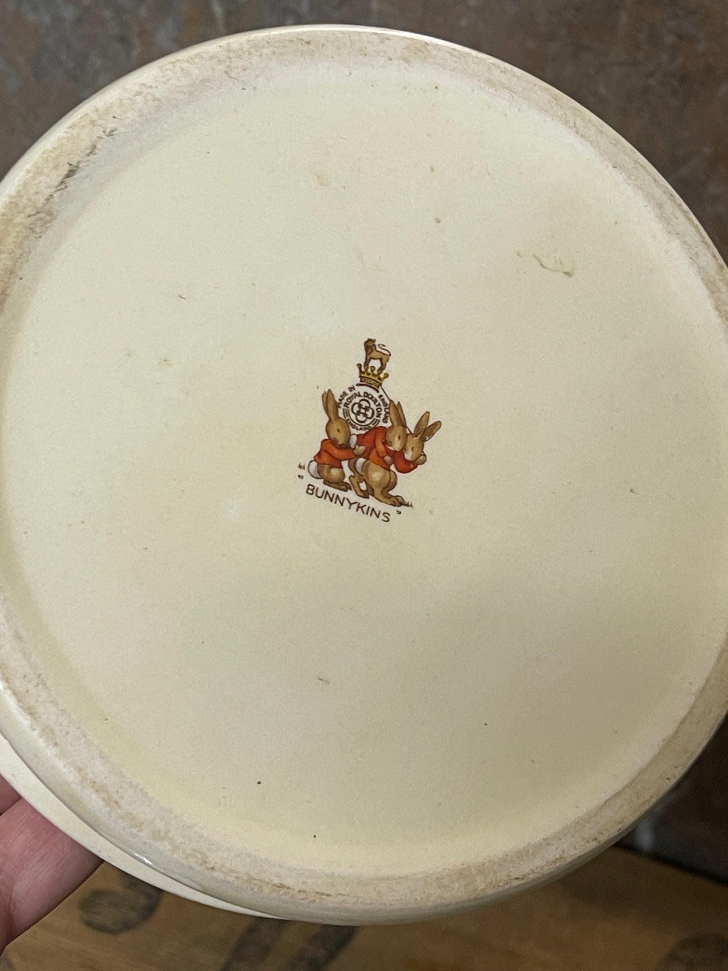 Royal Doulton Bunnykins Baby Bowl – Vintage Nurseryware Mid century