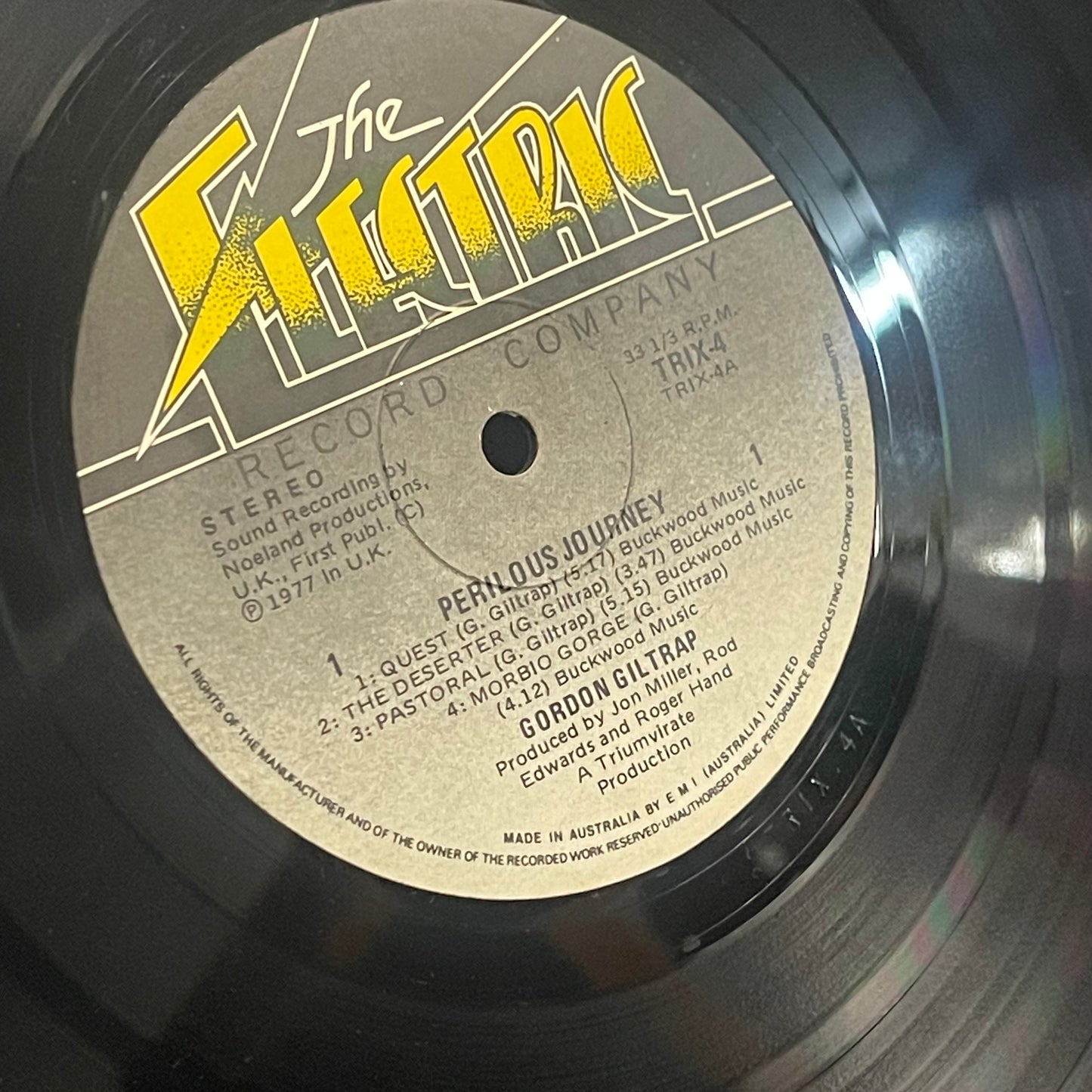 Gordon Giltrap – Perilous Journey (1977) Vintage Vinyl LP