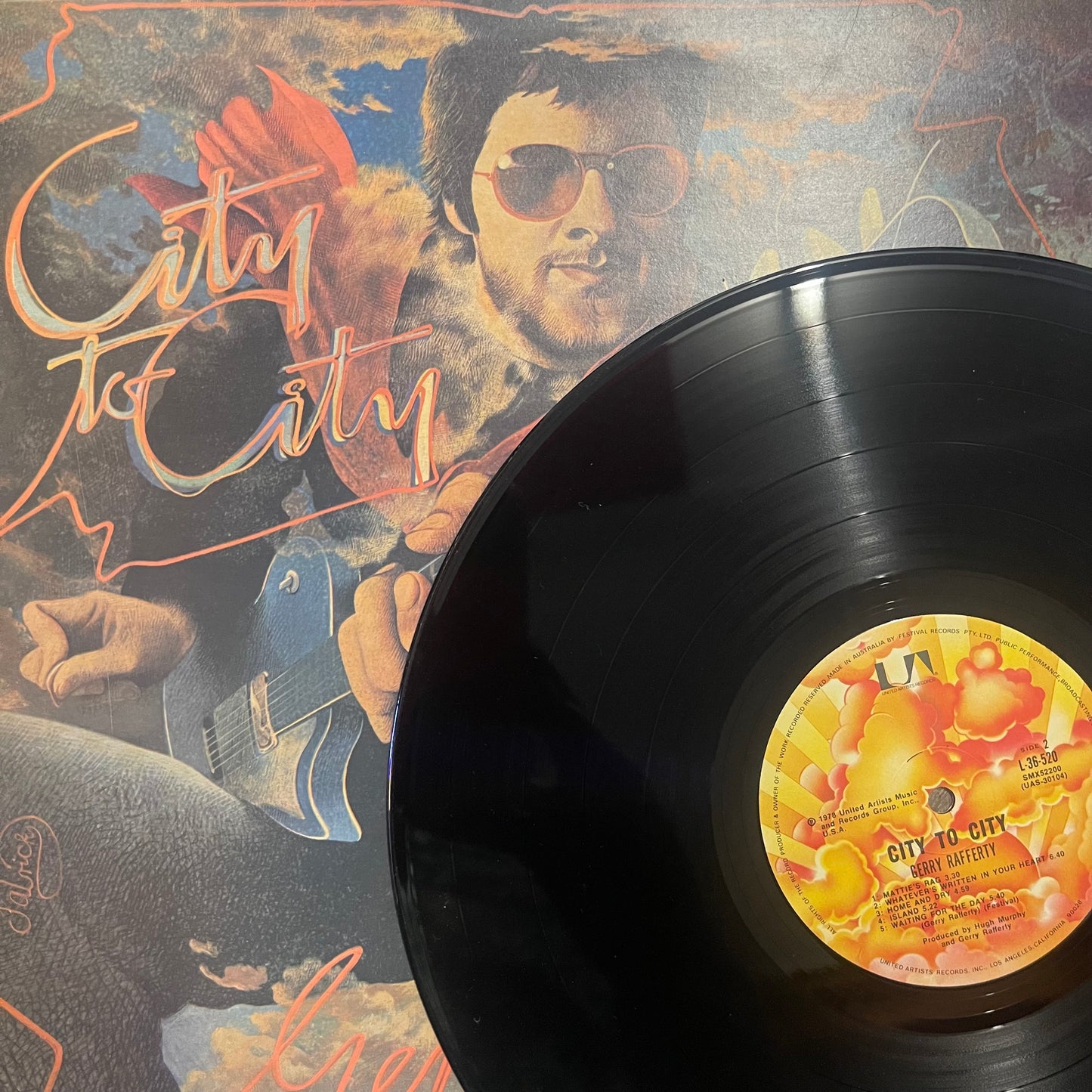 Gerry Rafferty – City to City (1978) Vintage Vinyl LP