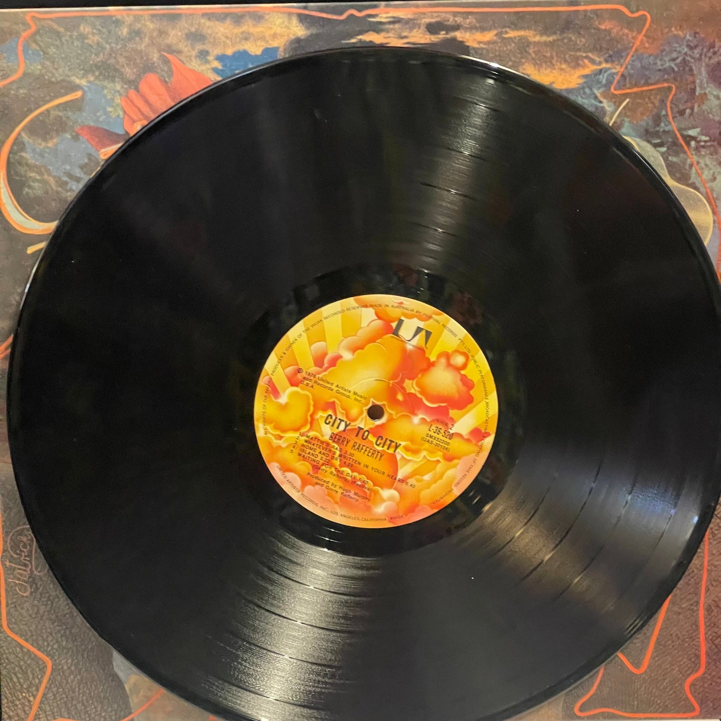 Gerry Rafferty – City to City (1978) Vintage Vinyl LP