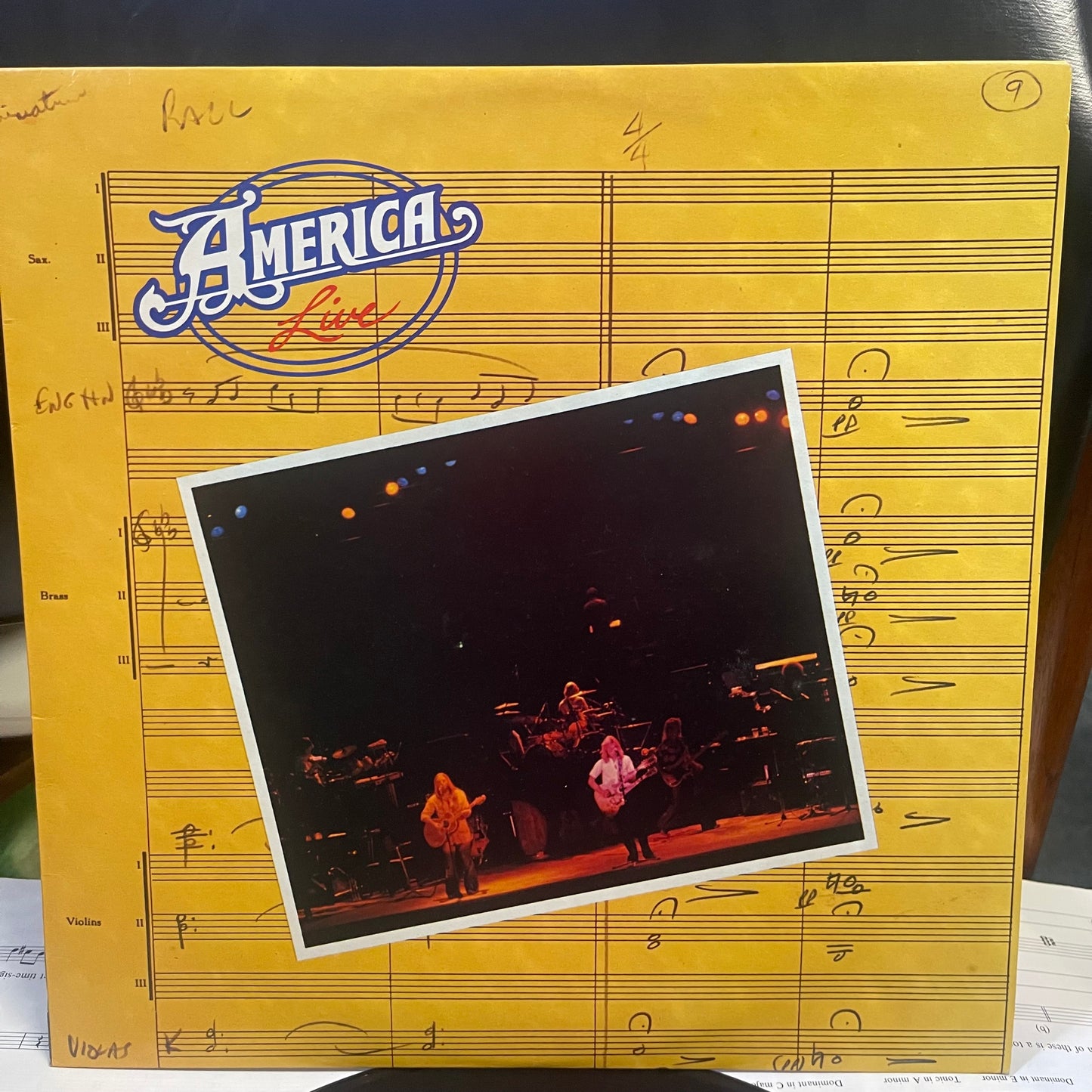 America – Live (1977) Vintage Vinyl LP