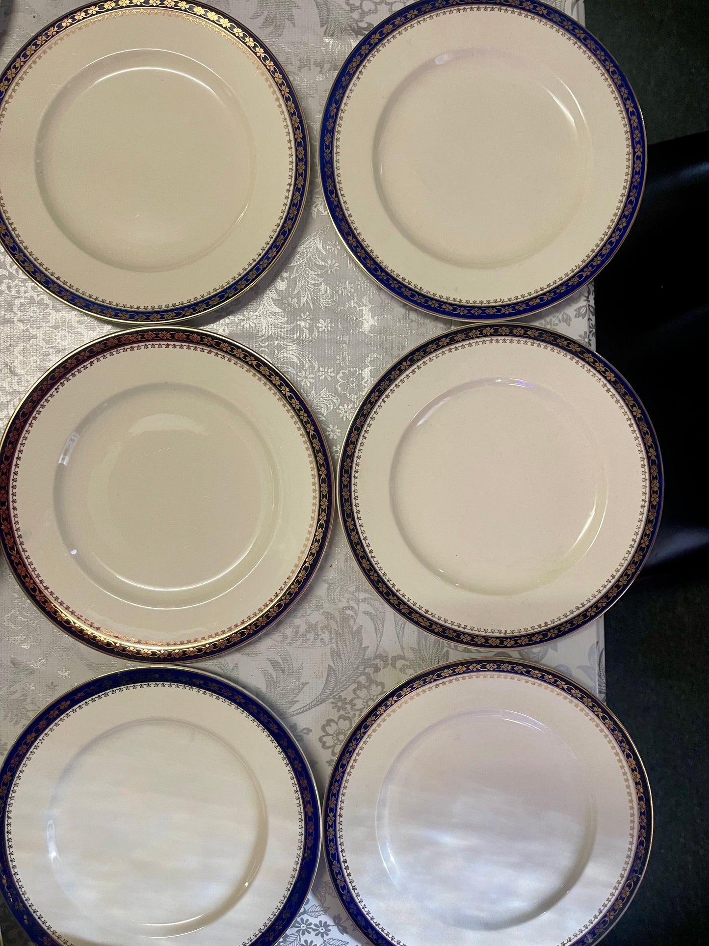 Alfred Meakin “Bleu de Roi” Dinner Plates – Set of 6