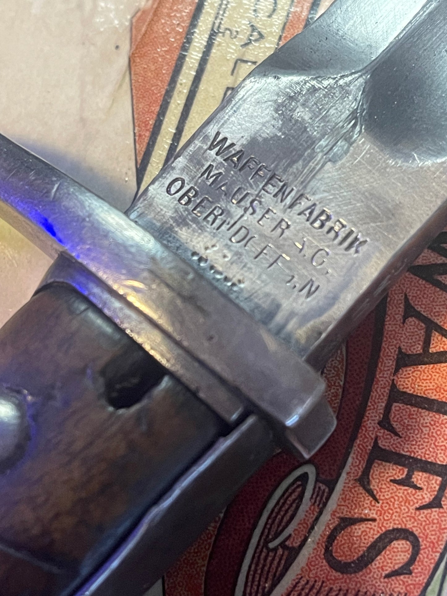 WWI 1917 German Mauser A.G. Bayonet