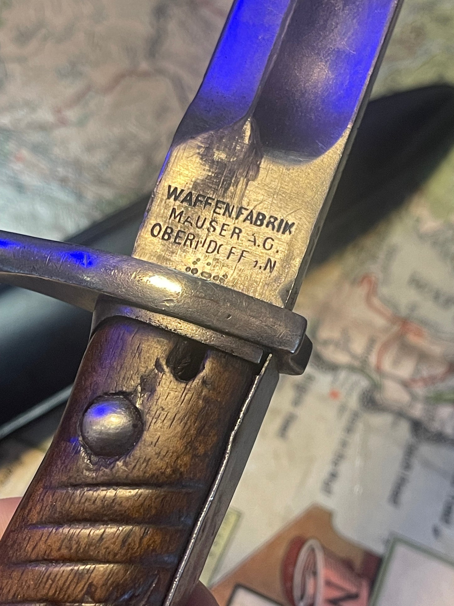 WWI 1917 German Mauser A.G. Bayonet