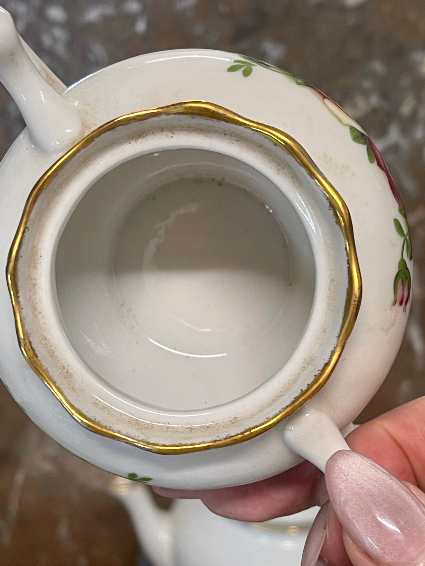 Royal Albert “Old Country Roses” Tea Set – Teapot, Sugar & Creamer (3 Piece Set)