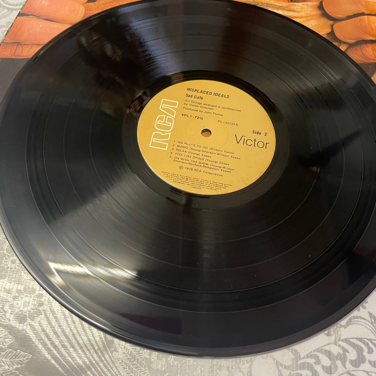 Sad Café – Misplaced Ideals LP Vinyl Record (1978, RCA Victor)