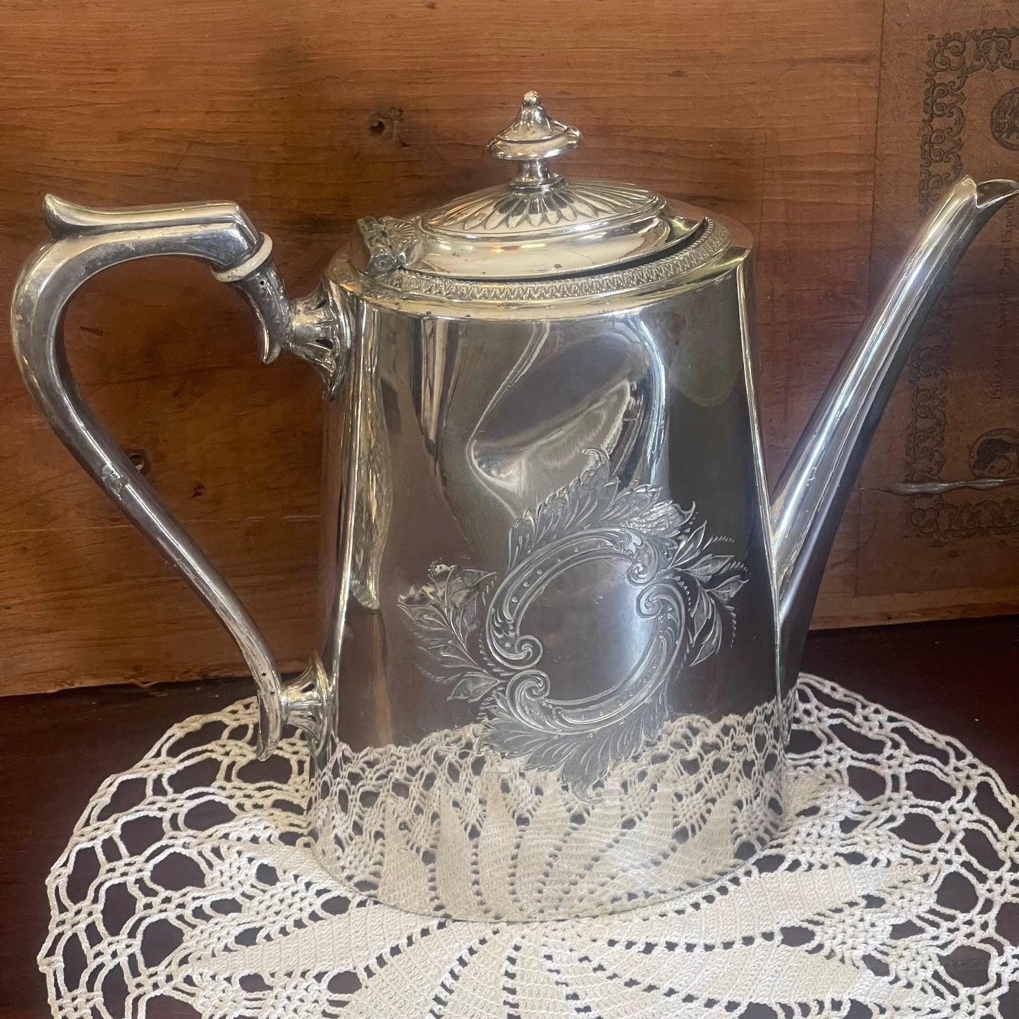 Edwardian Silver-Plated Coffee Pot – Sheffield EPBM, c.1900