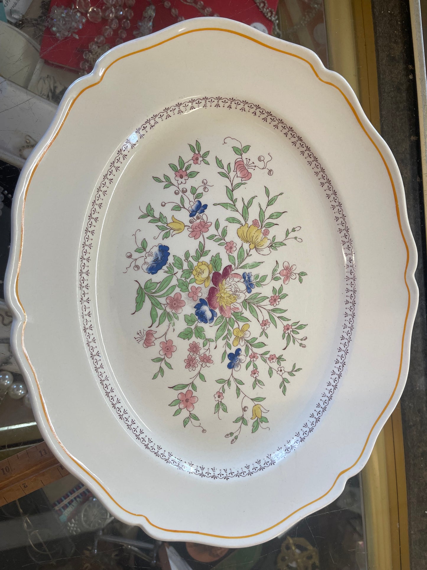 Royal Doulton “Pompadour” Oval Platter – 1950s