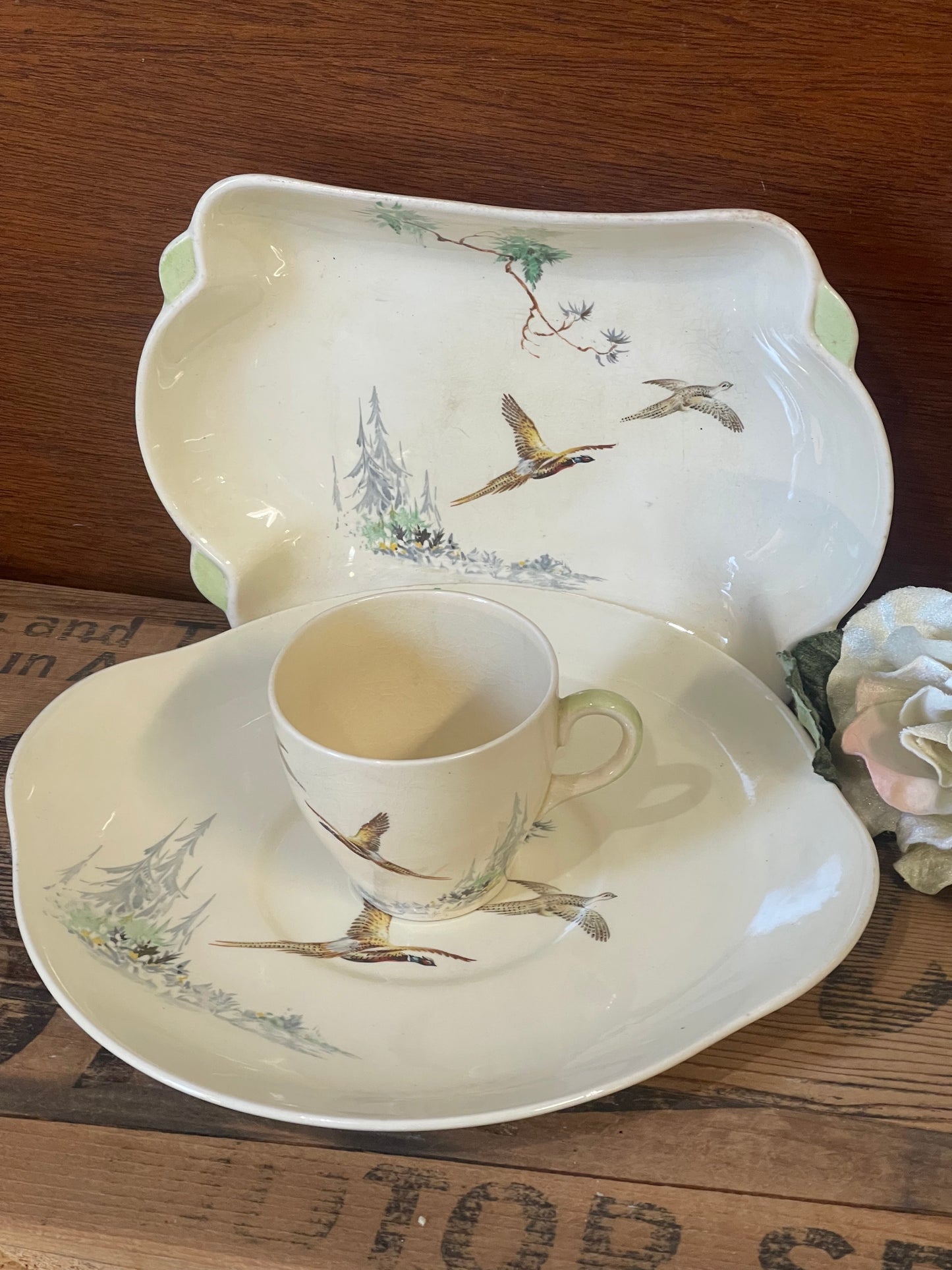 Vintage Royal Doulton “The Coppice” round cake plate