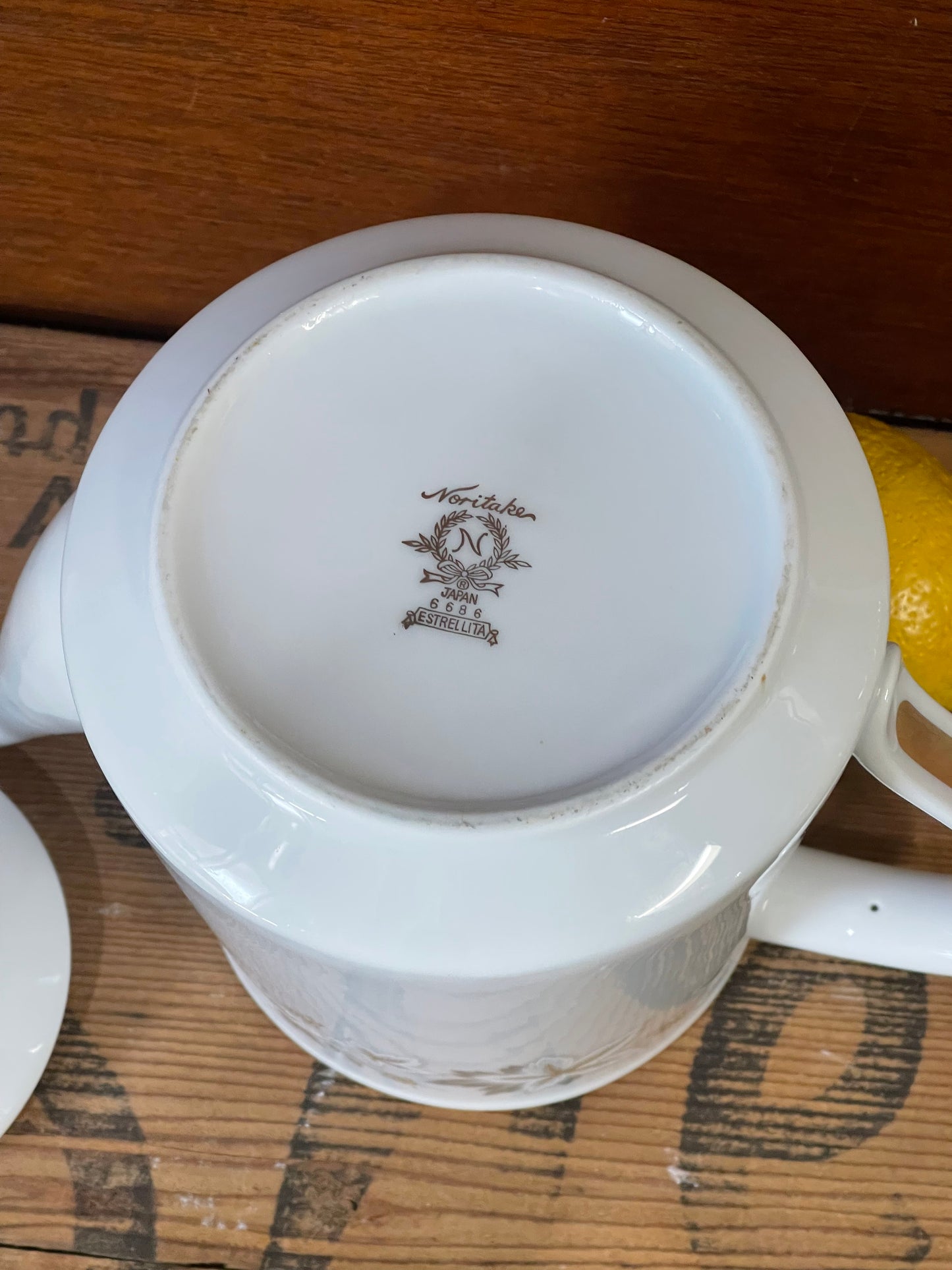 Vintage 1970s 80s Japanese Noritake ‘ Estrellita’ Teapot