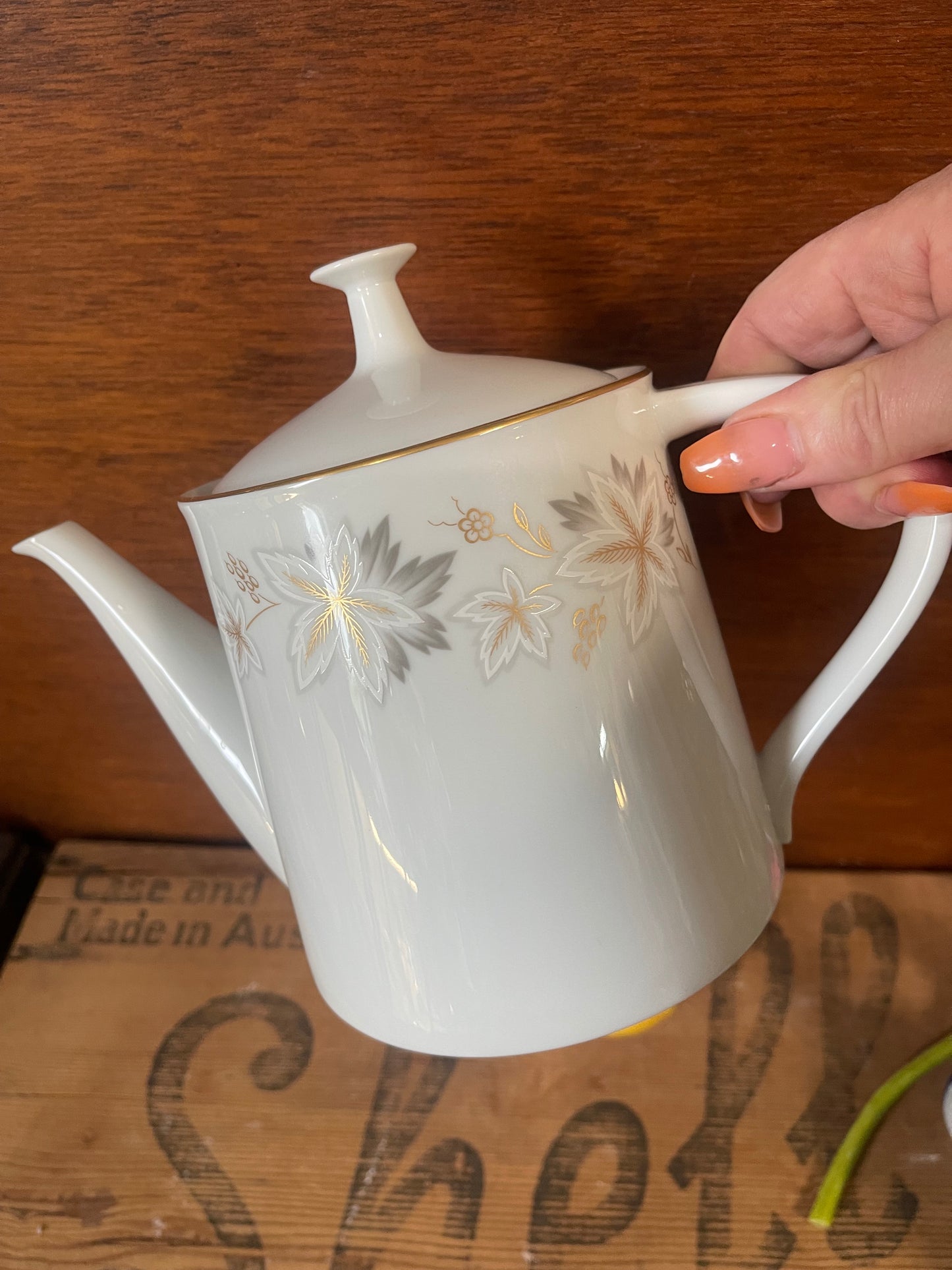 Vintage 1970s 80s Japanese Noritake ‘ Estrellita’ Teapot